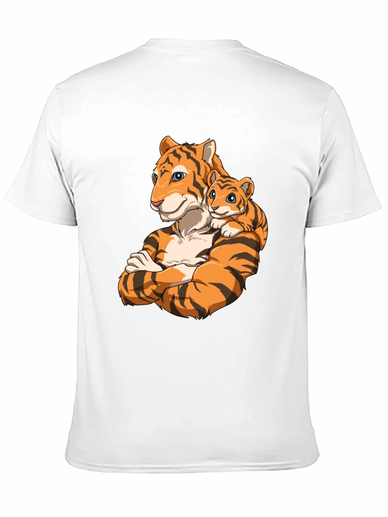 Black Tiger Family Graphic T-Shirt view 11