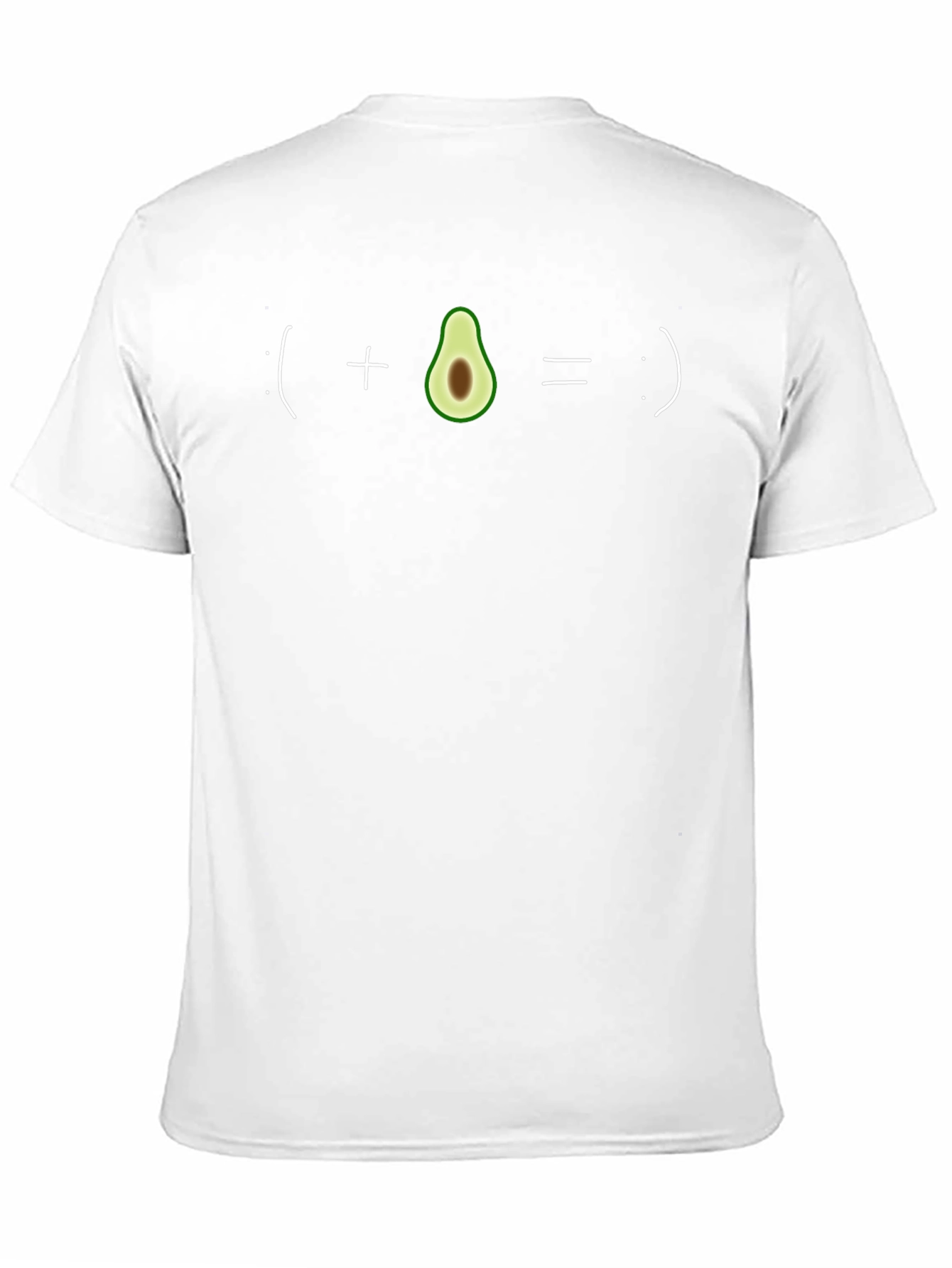 Black Avocado Happiness Equation Graphic Tee - Unisex view 11