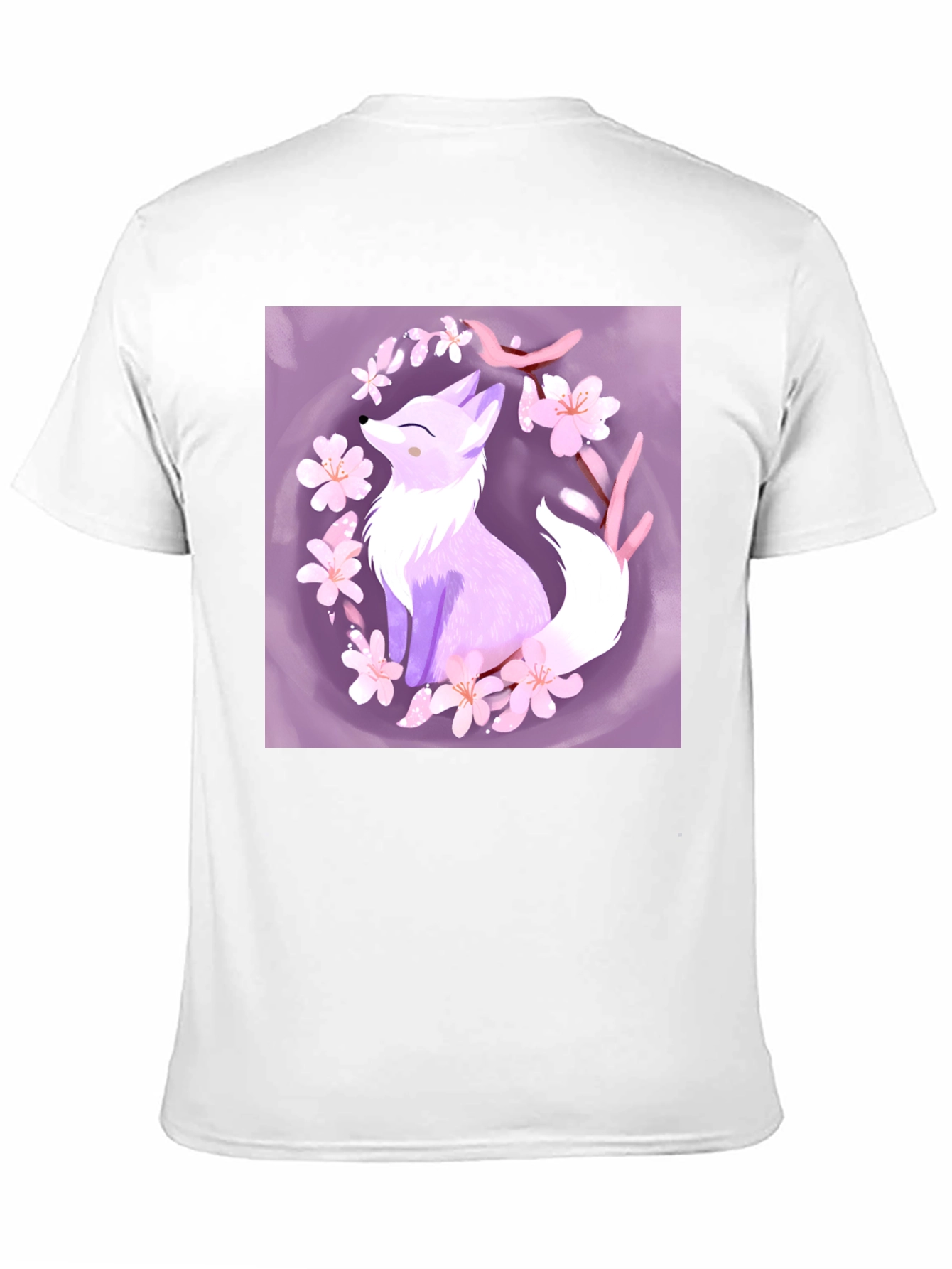 Black Fox Blossom Graphic Tee - Stylish & Unique view 11