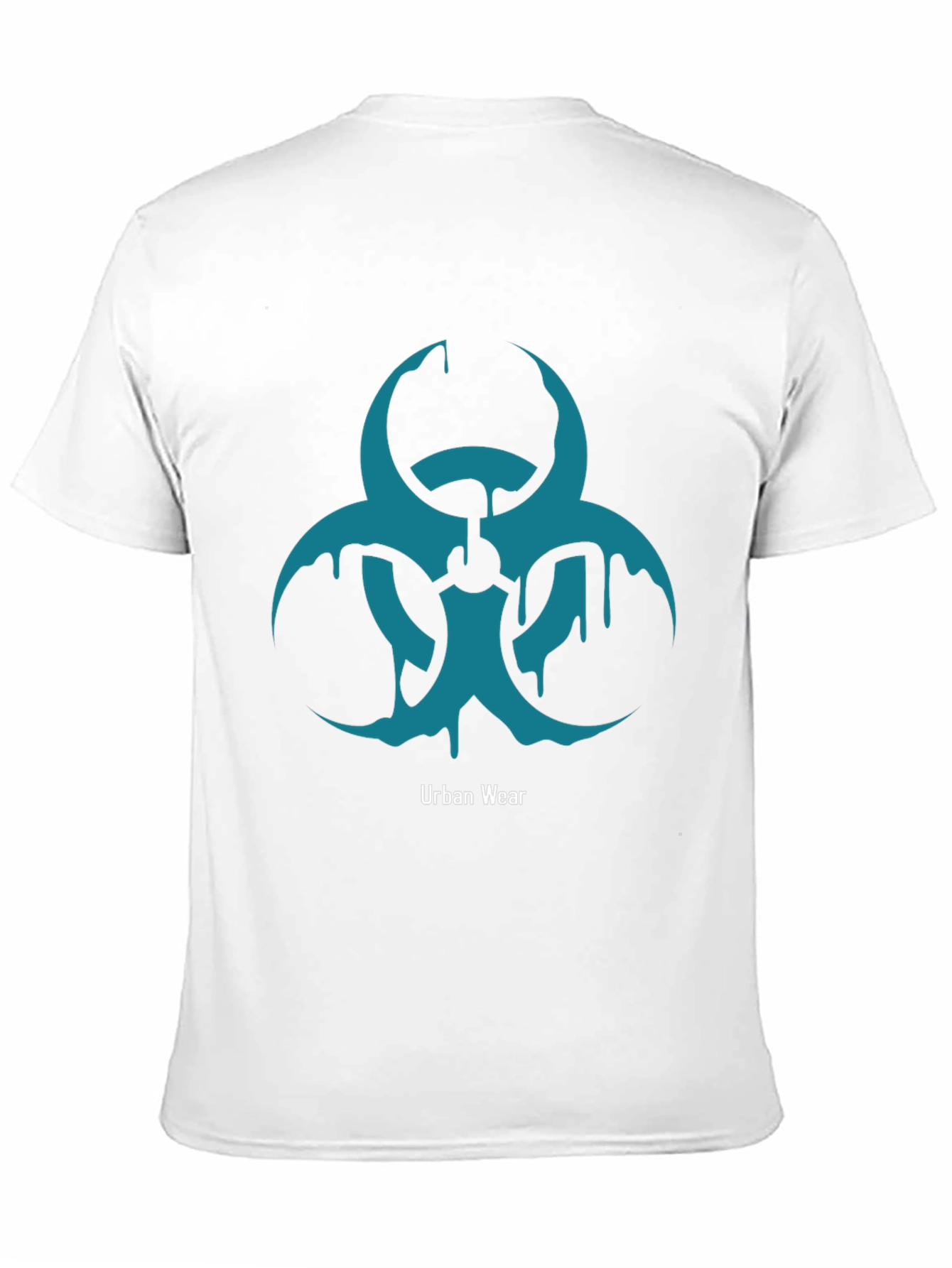 Black Urban Wear Biohazard Graphic Tee - Black view 11