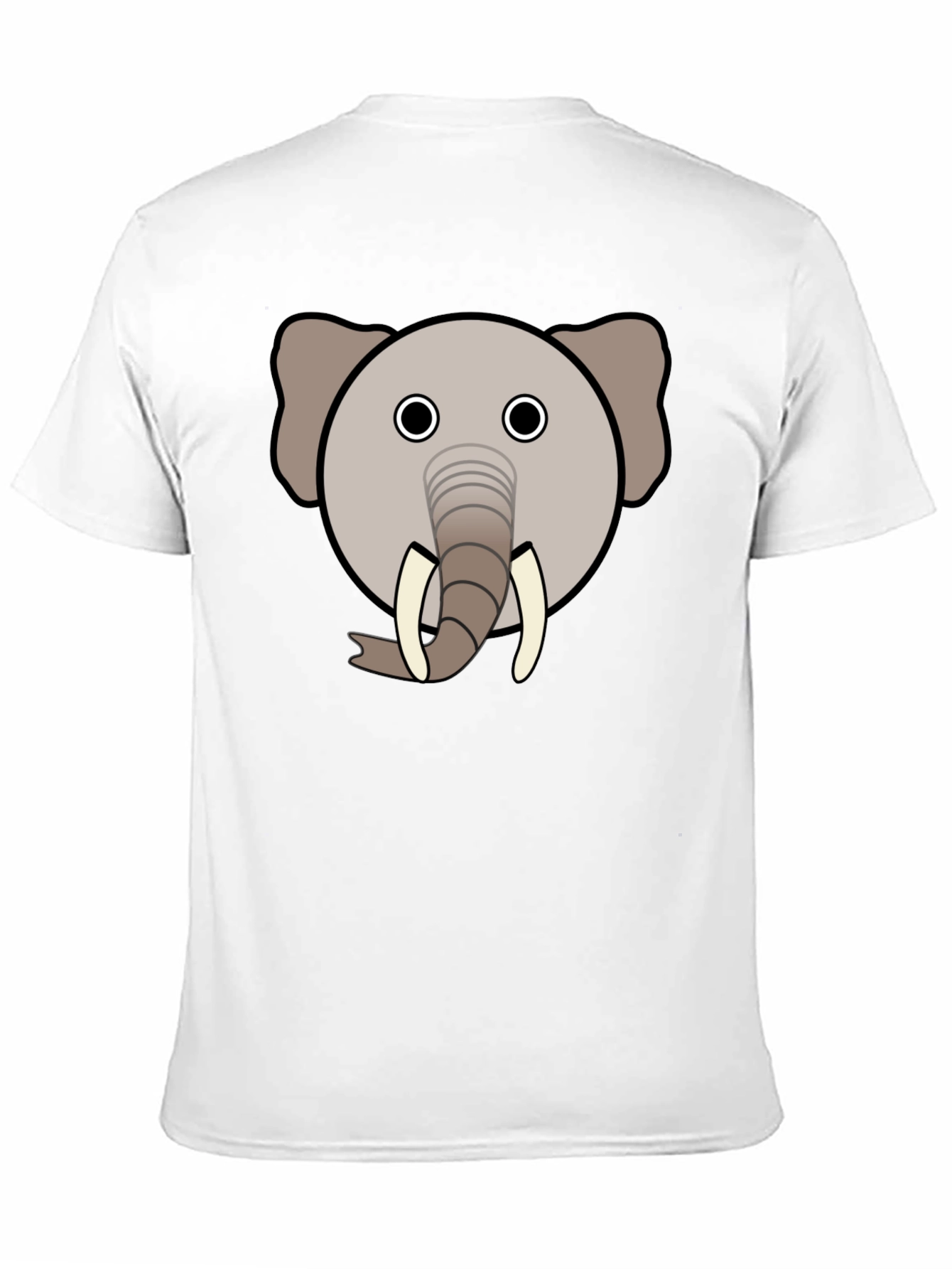 Black Elephant Graphic Tee - Black Short Sleeve Shirt view 11