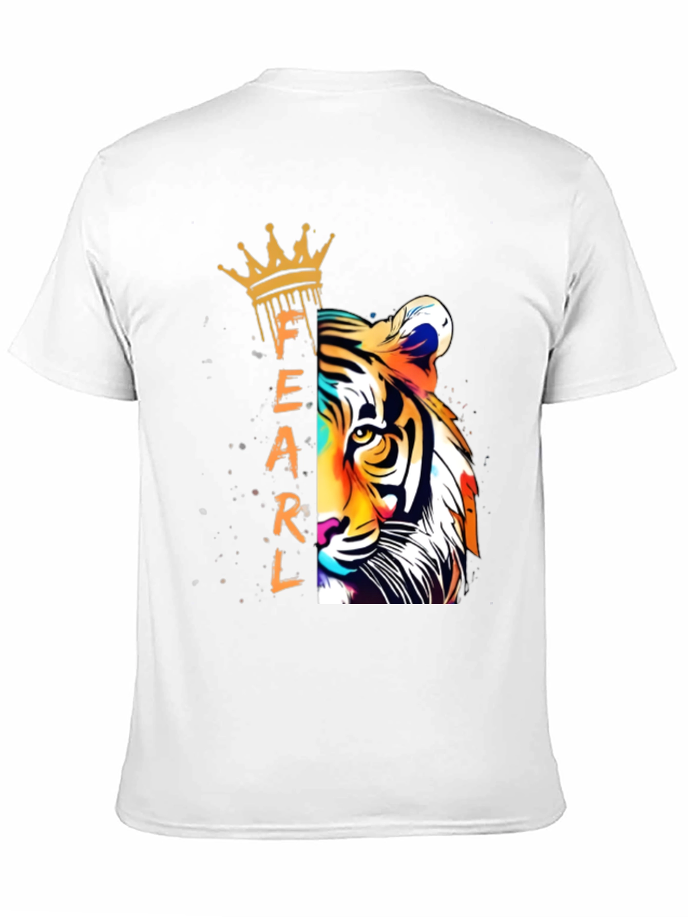 Black Fearless Tiger Graphic Tee - Black view 11