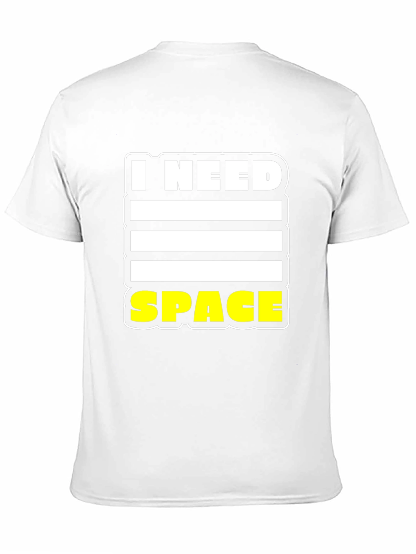 Black I Need Space T-Shirt - Bold Graphic Tee view 11