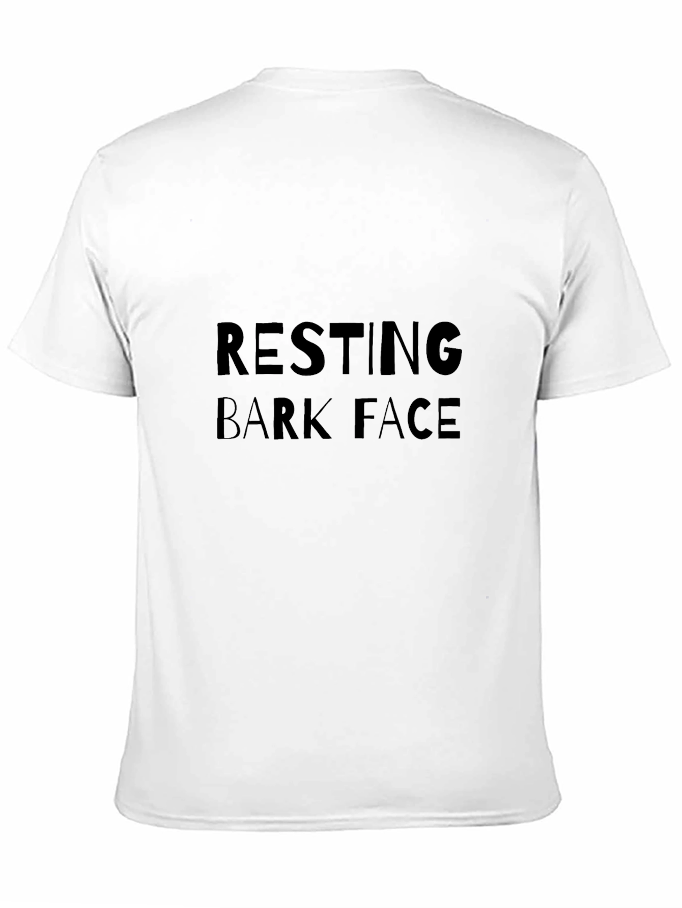 Black Resting Bark Face Graphic Tee - Black T-Shirt view 11