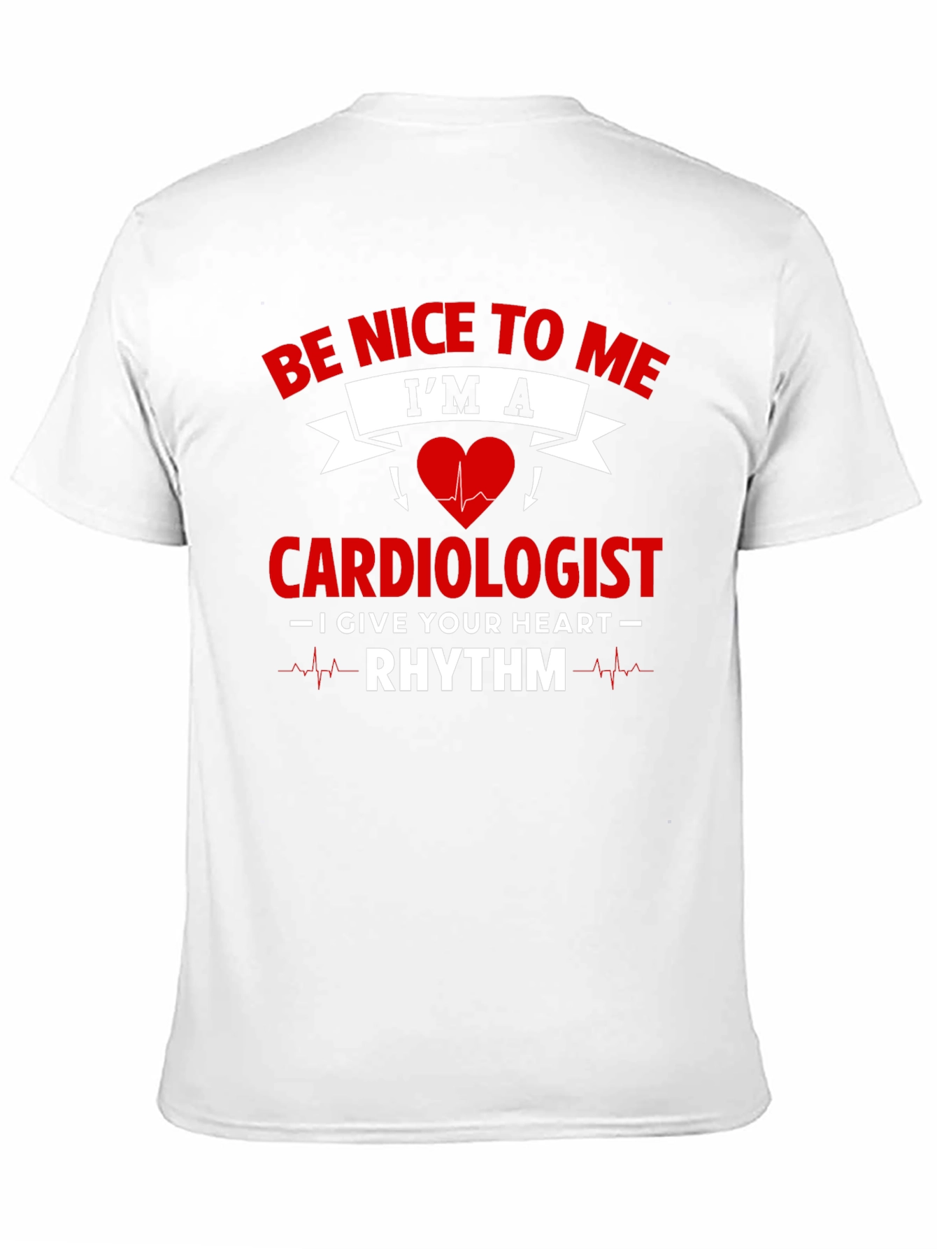 Cardiologist Rhythm Heartbeat Graphic T-Shirt - 11