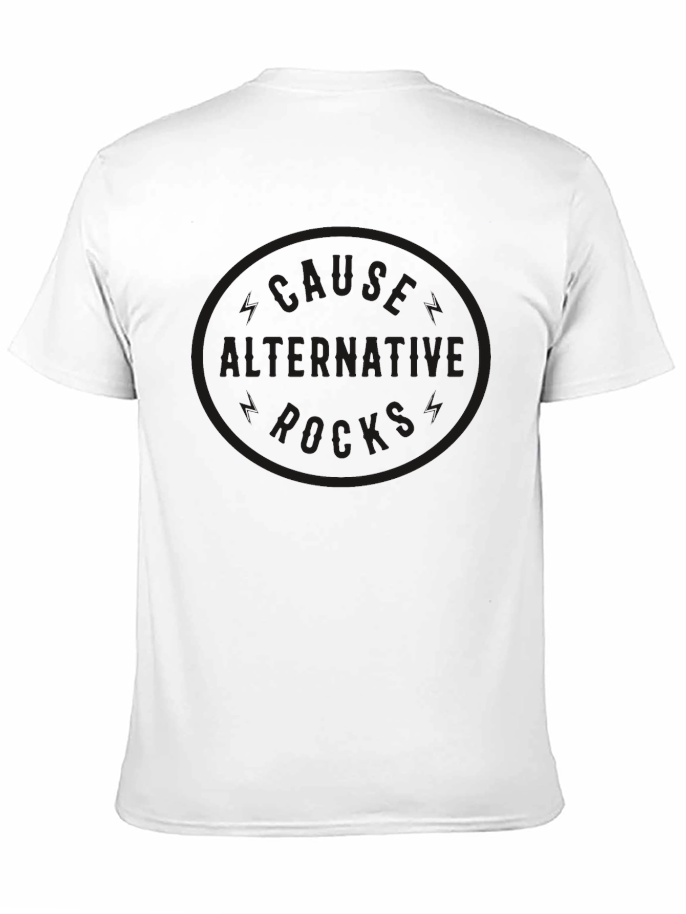 Black Cause Alternative Rocks Black T-Shirt view 11