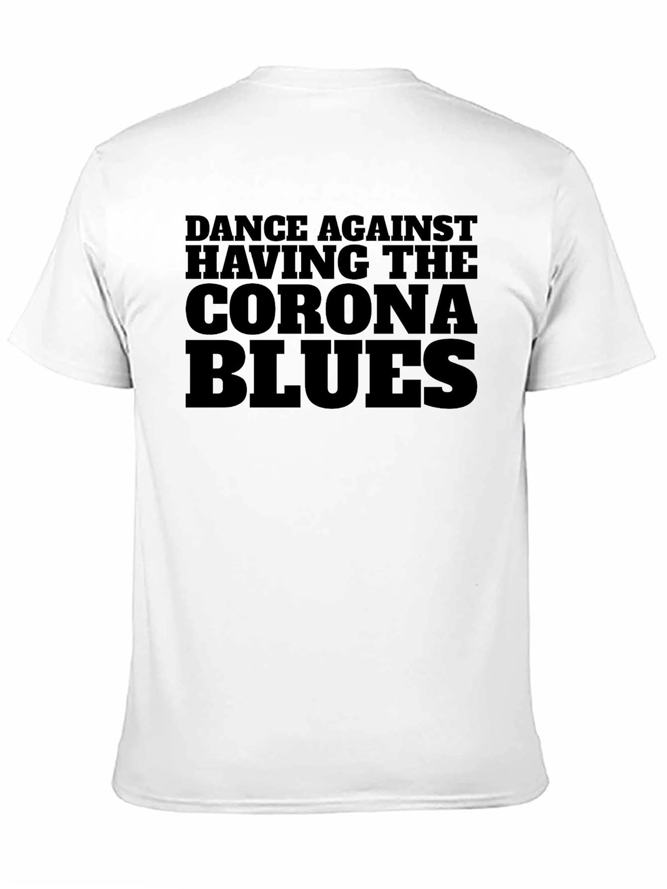 Black Dance Against Corona Blues T-Shirt - Black view 11