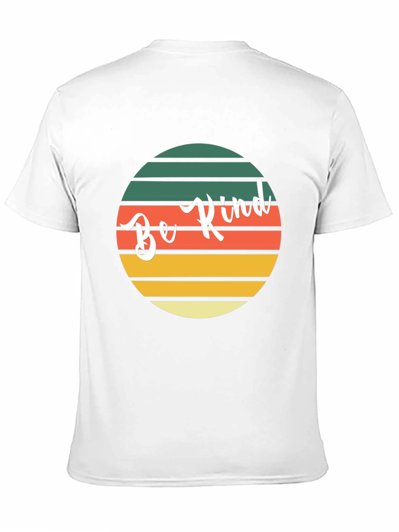 Black Be Kind Retro Style Graphic Tee view 11