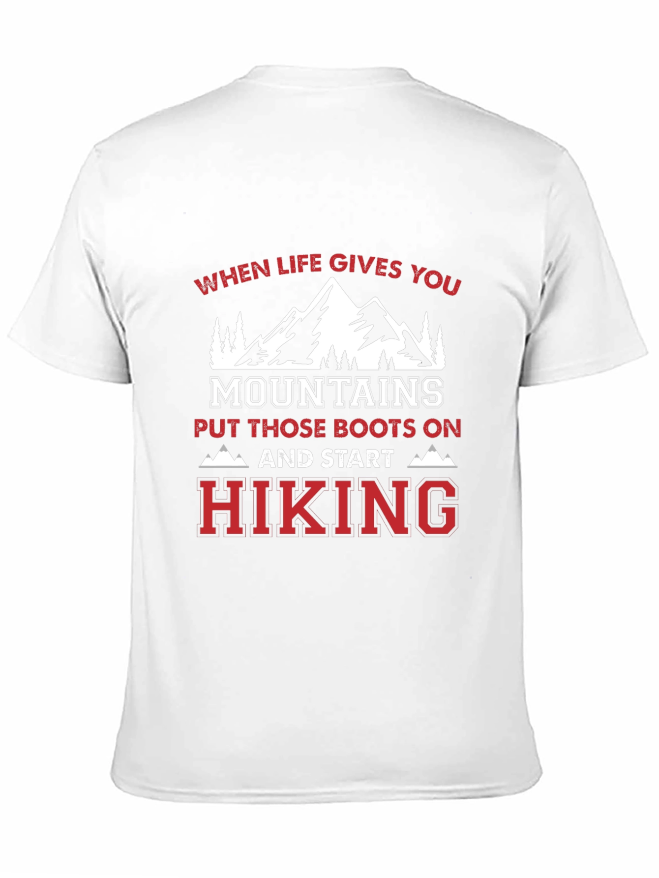 Black Hiking Adventure Graphic Tee view 11