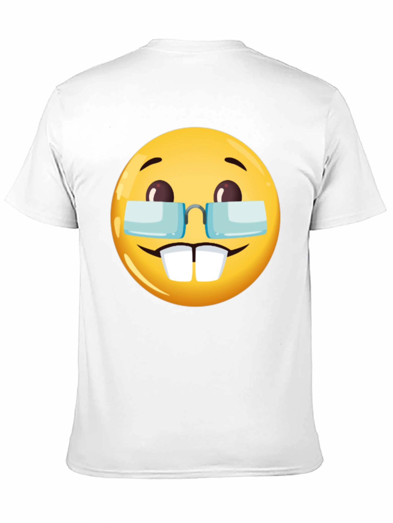 Black Emoji Geek T-Shirt - Nerd Emoji Tee view 11