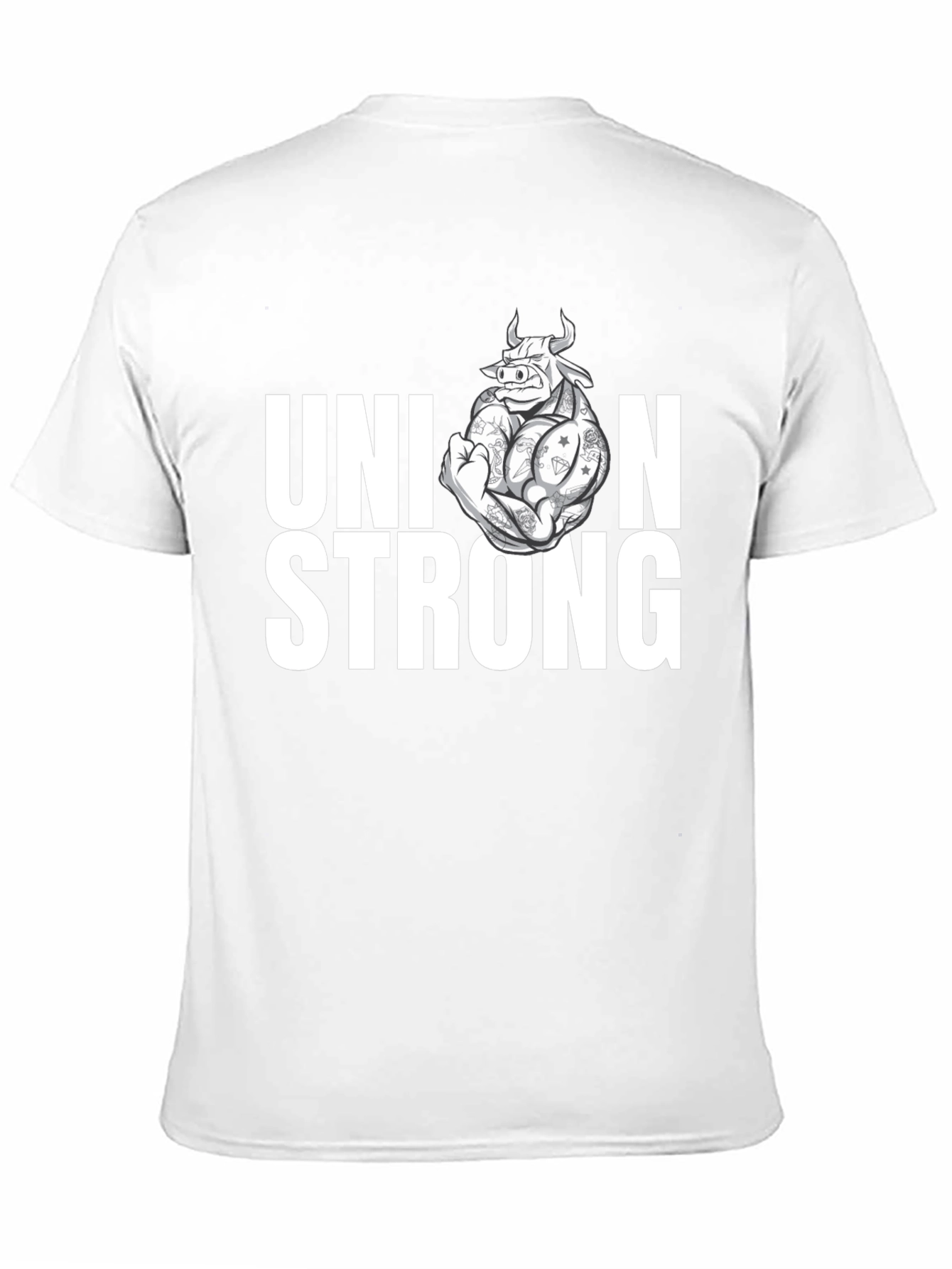 Black Union Strong Graphic T-Shirt view 11