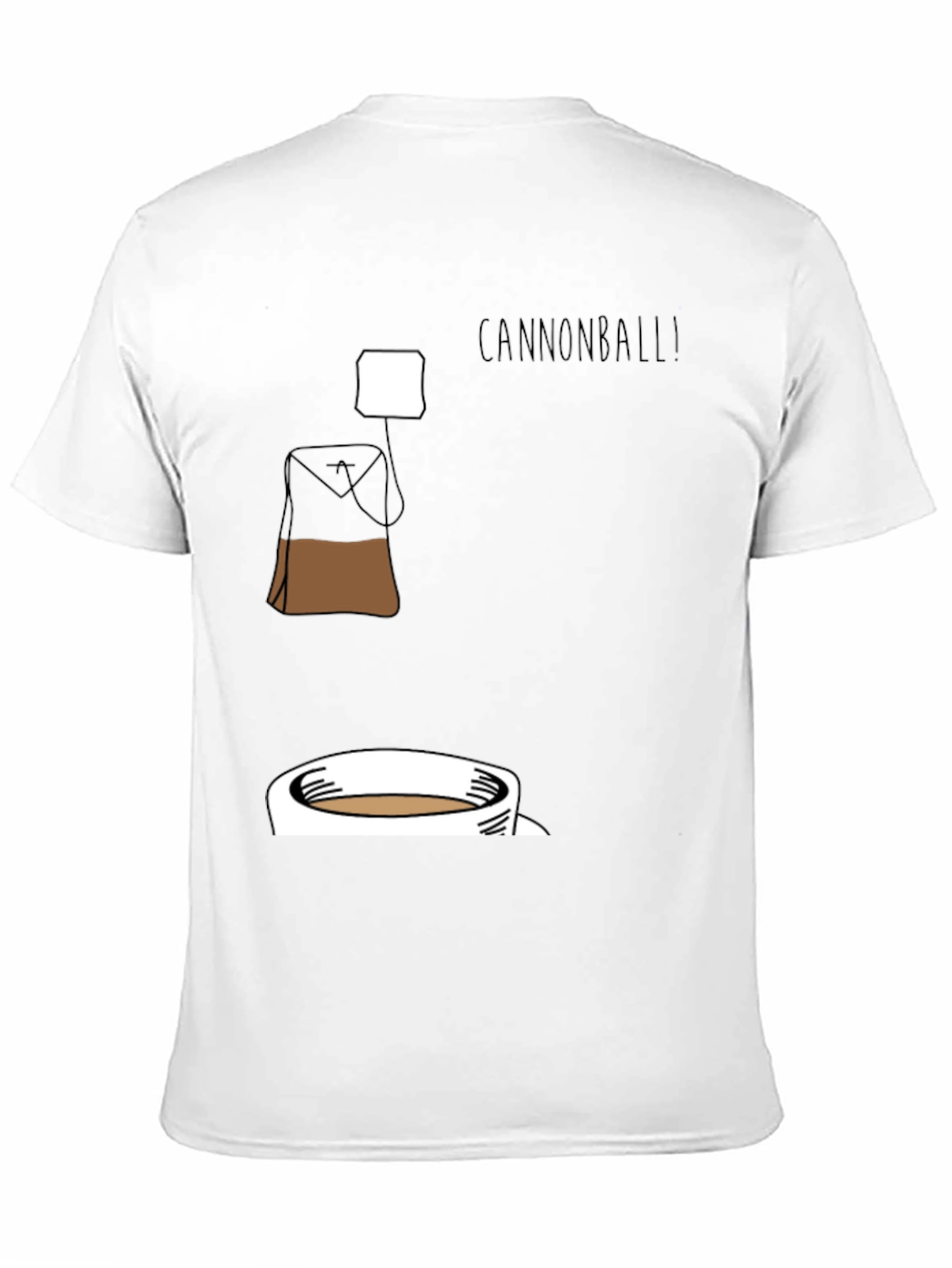 Black Cannonball Tea T-Shirt - Brewtiful Design! view 11