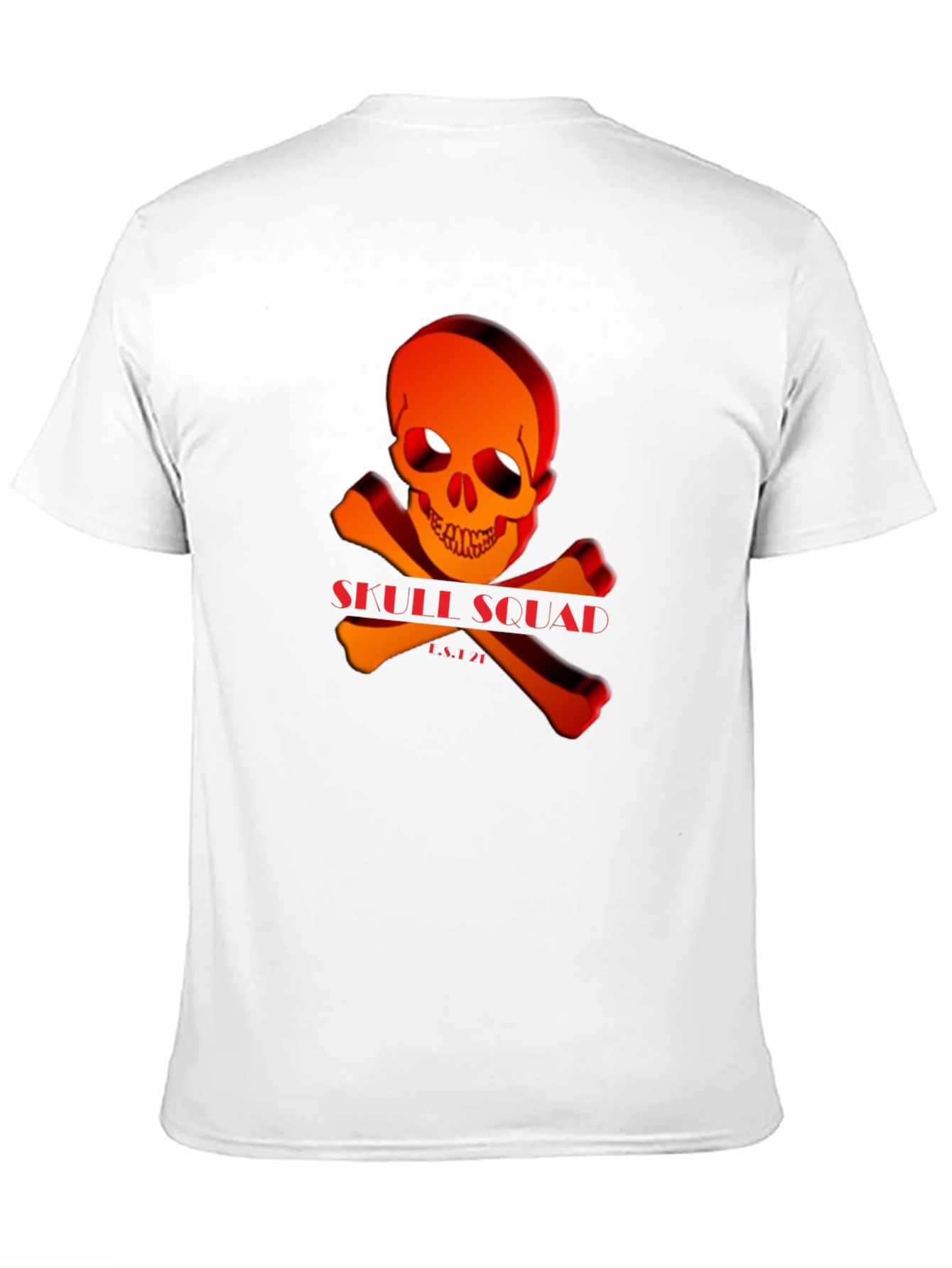 Black Skull Squad Graphic T-Shirt view 11