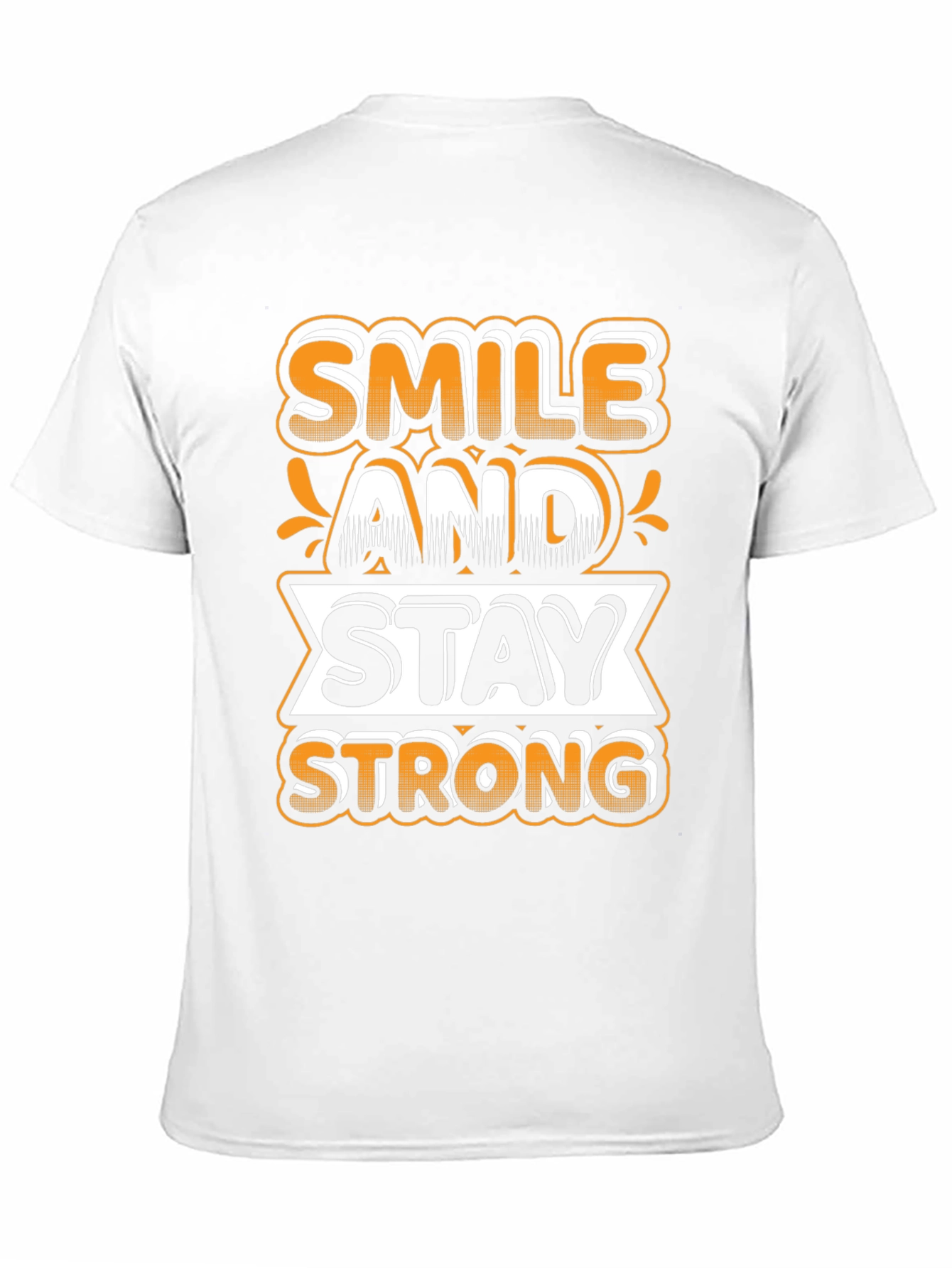 Black Smile and Stay Strong Graphic Tee view 11