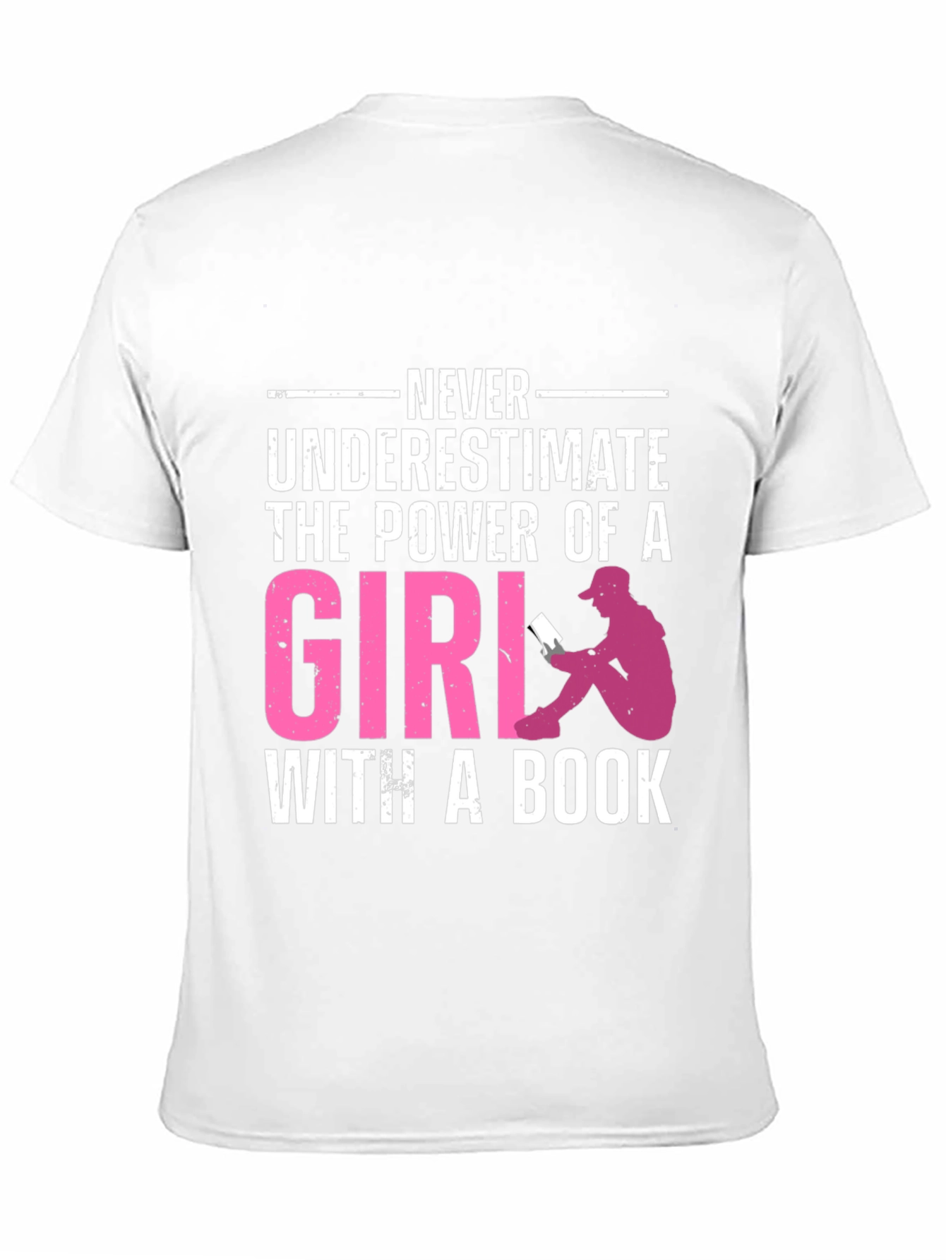 Black Power of a Girl with a Book T-Shirt view 11