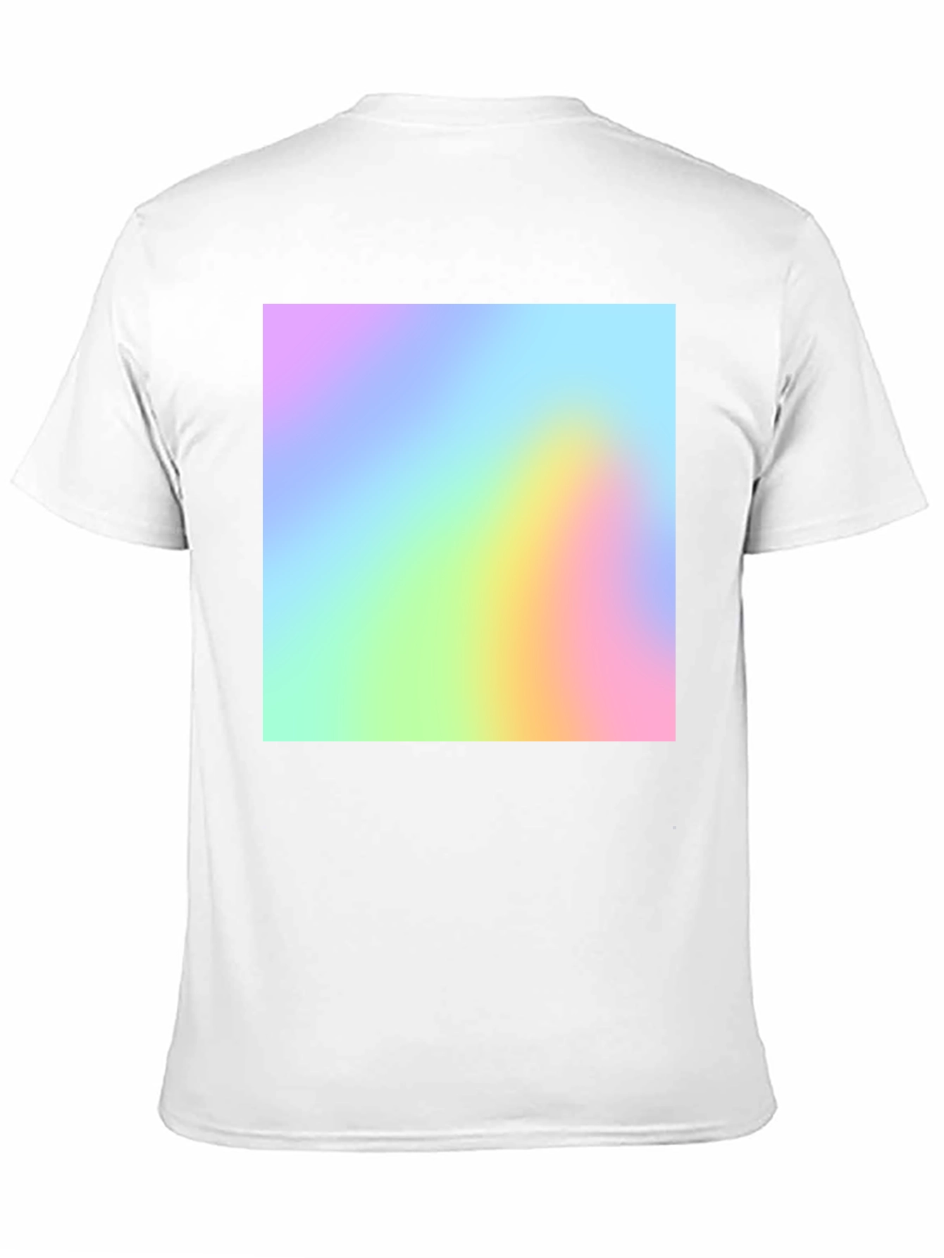 Black Vibrant Spectrum Graphic Black T-Shirt view 11