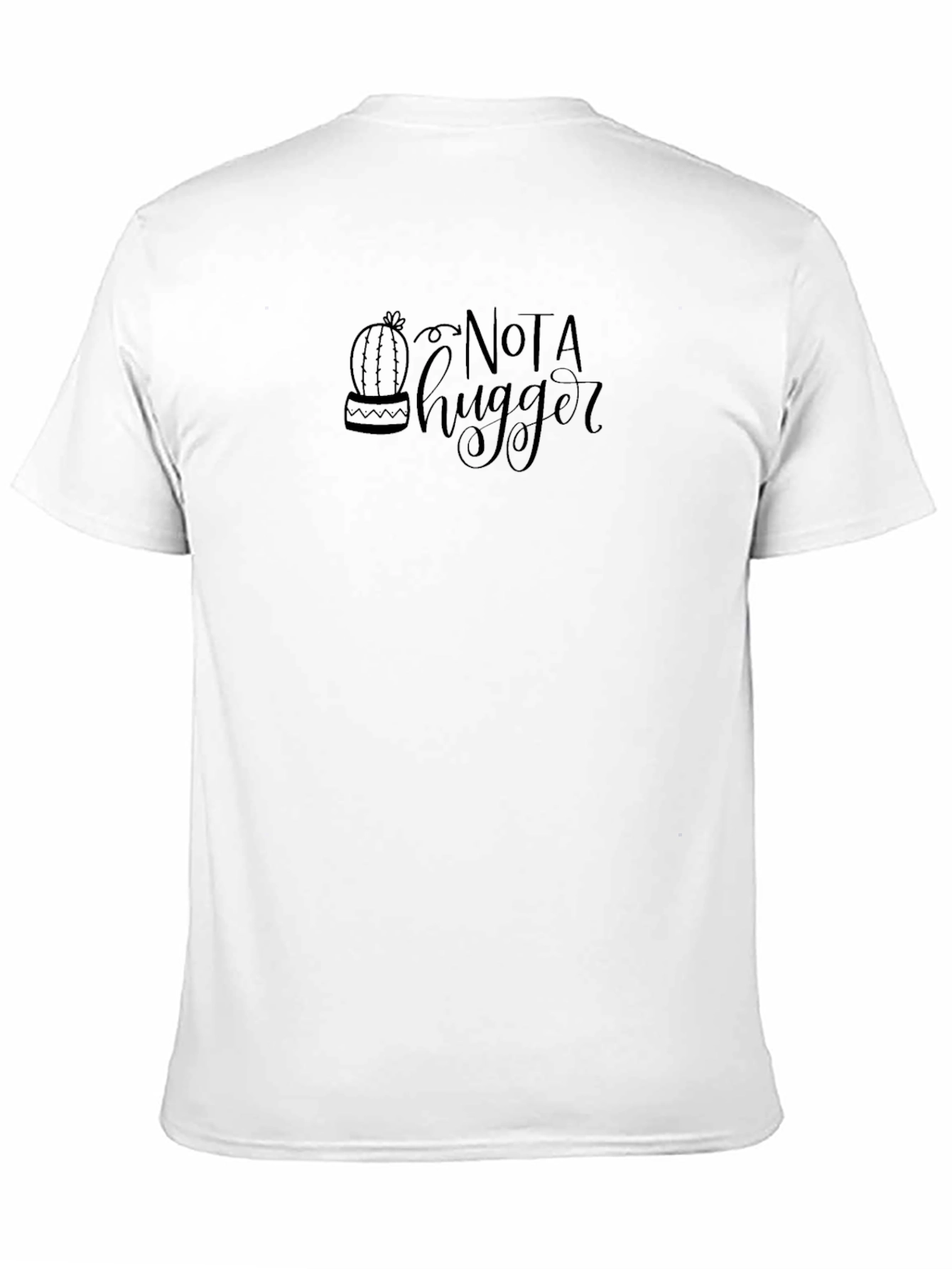 Black Not A Hugger Black Tee view 11
