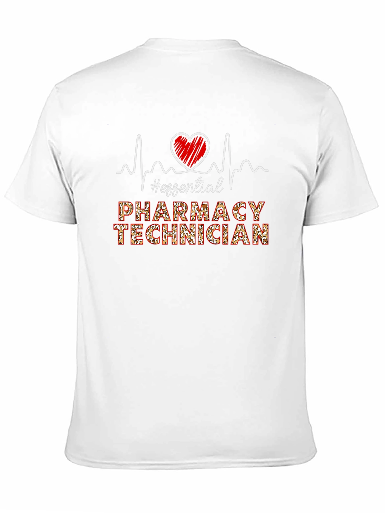 Black Essential Pharmacy Technician T-Shirt view 11