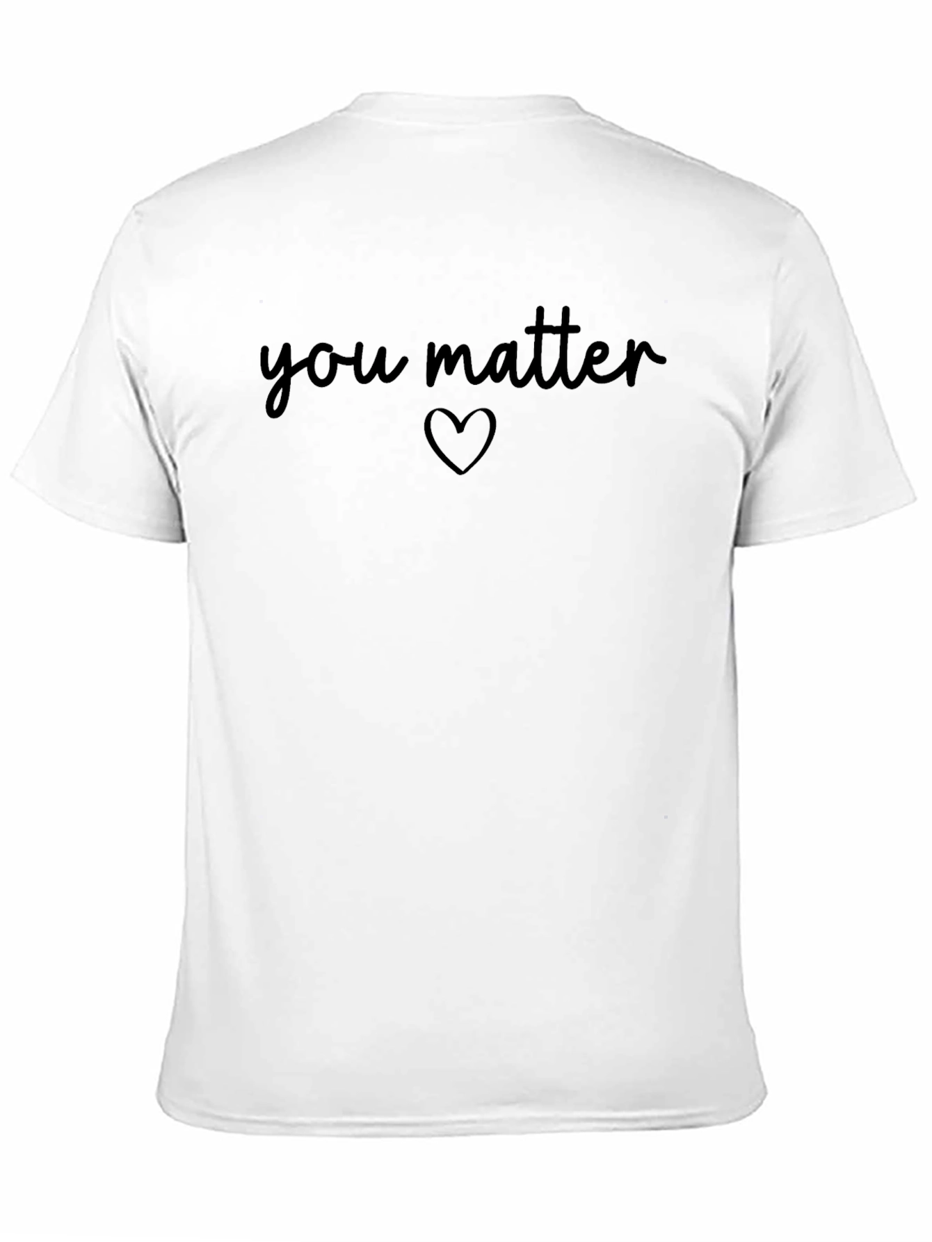 Black You Matter Graphic Tee - Black Casual T-Shirt view 11