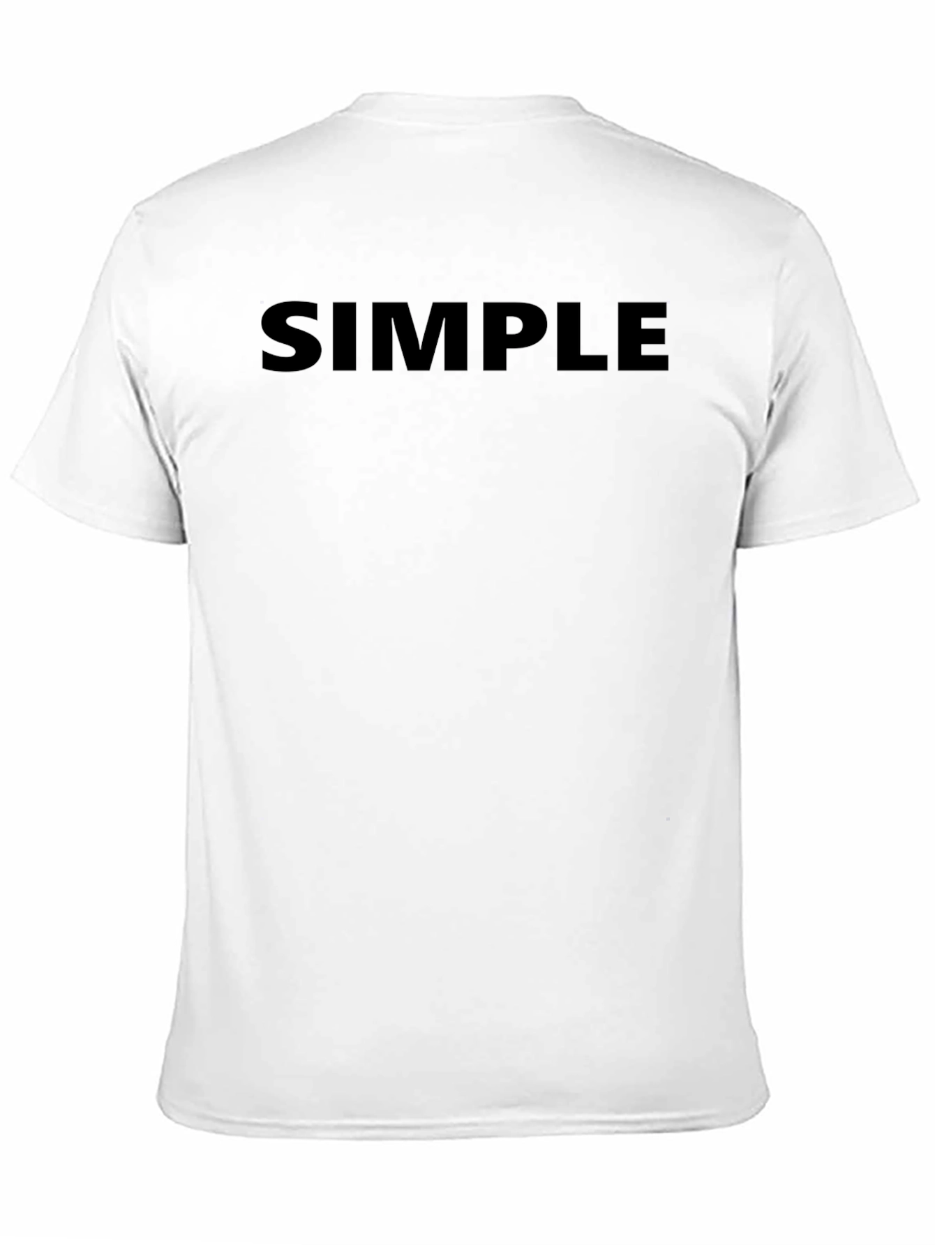 Black Simple Statement T-Shirt - Black view 11