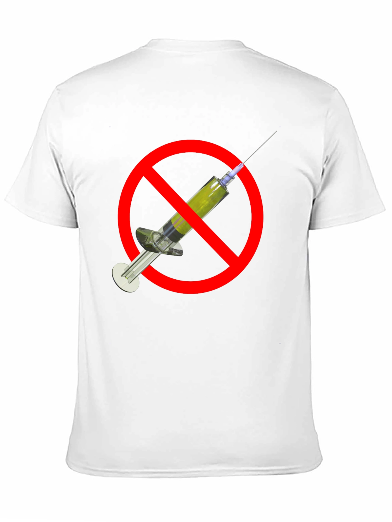 Black Anti-Vaccine T-Shirt - No Jab Zone - Black view 11