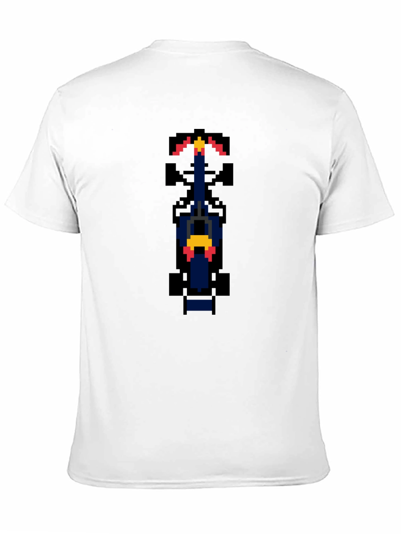 Black Retro Pixel Racer T-Shirt - Black view 11