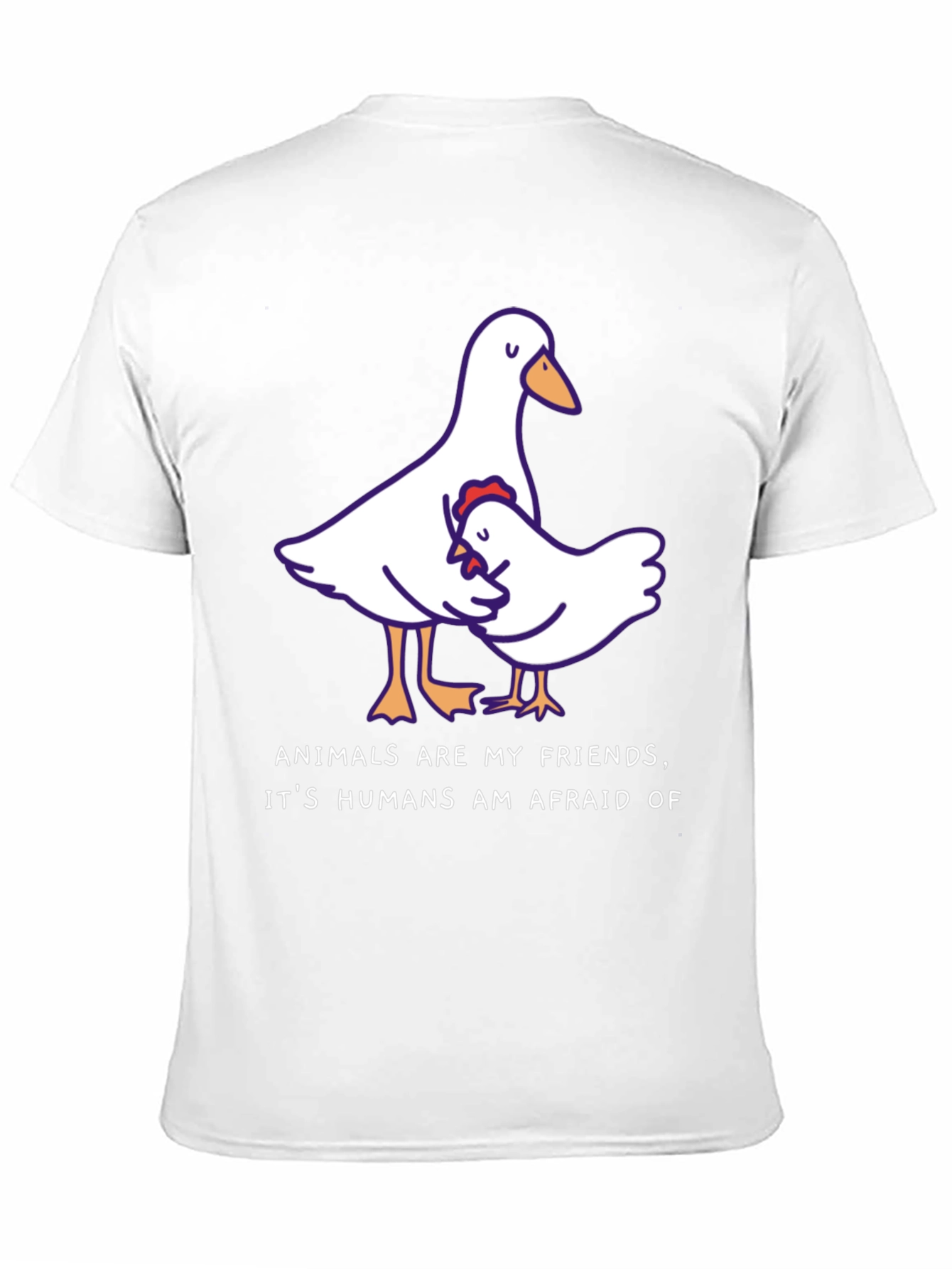 Black Animals Are My Friends T-Shirt, Black view 11