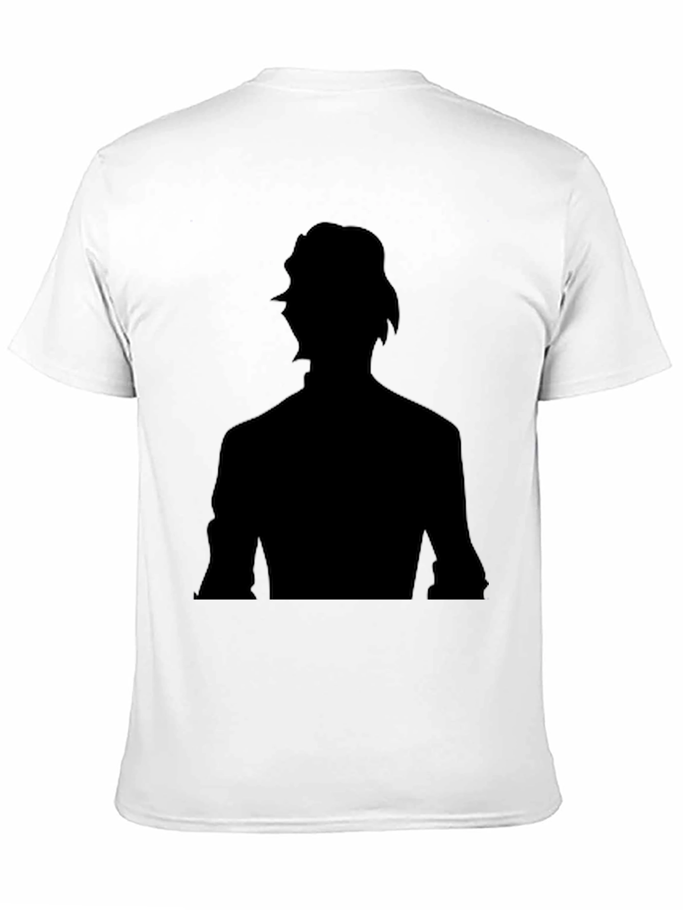 Black Silhouette Graphic Tee - Black Casual Style view 11