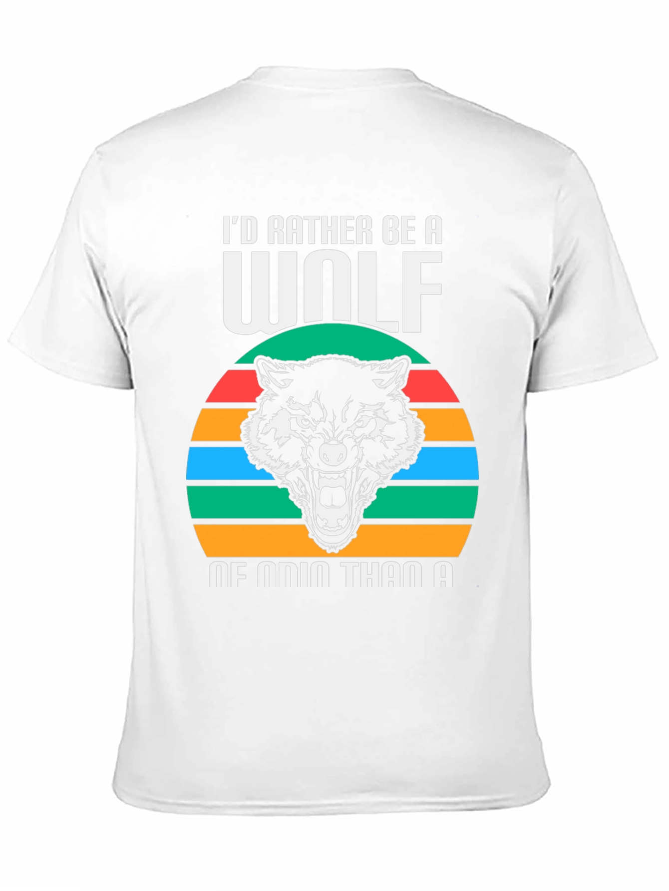 Black Wolf of Odin Graphic Tee view 11