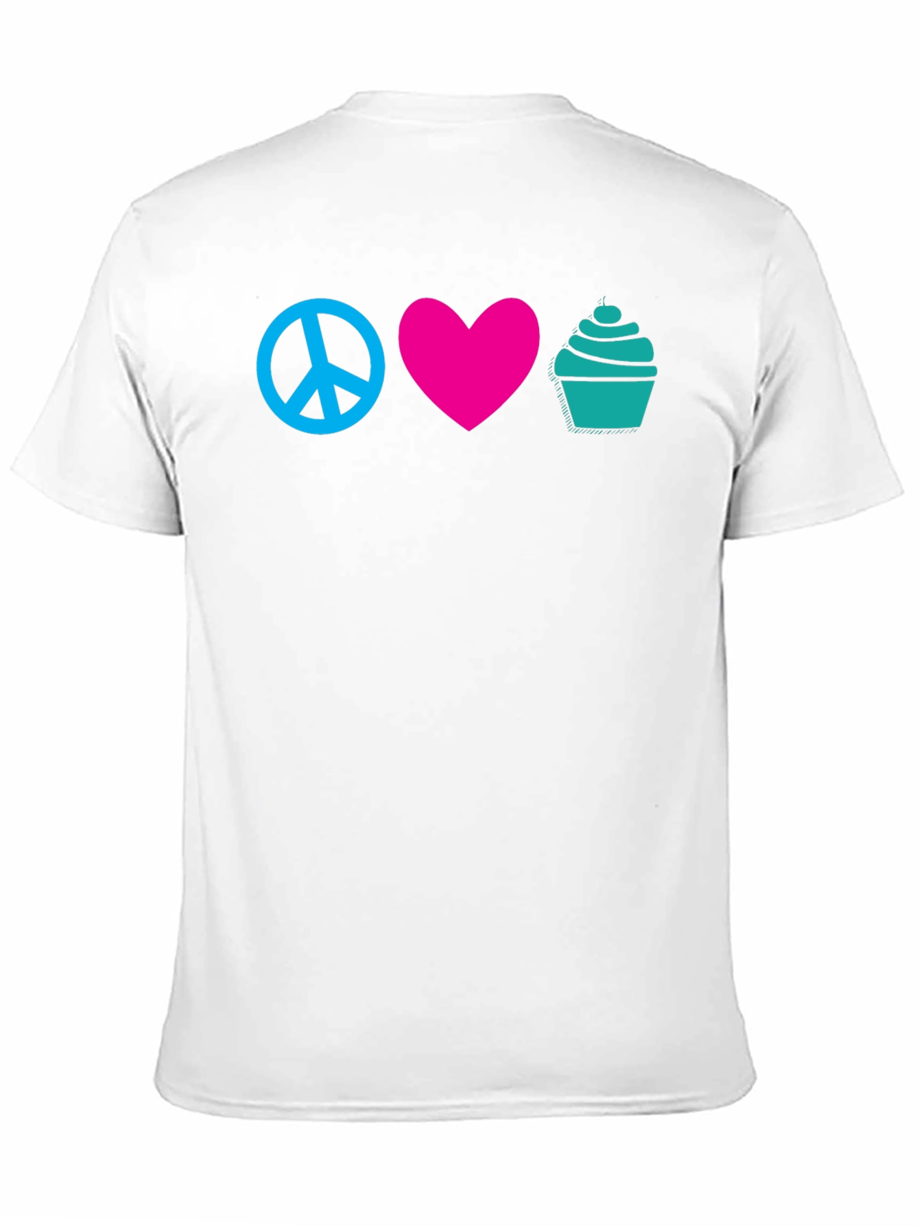 Black Peace Love Cupcakes Graphic Tee view 11