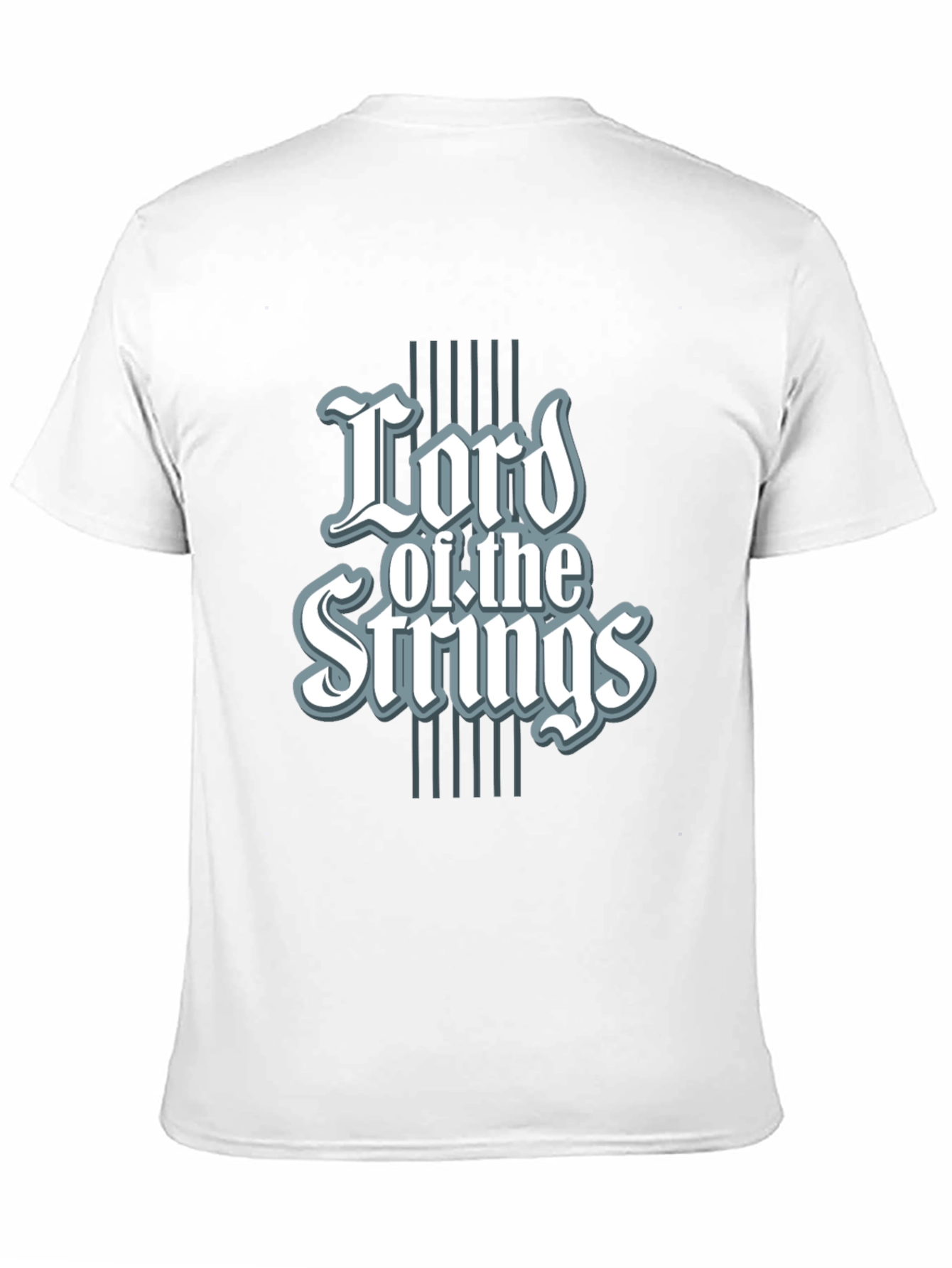 Black Lord of the Strings Graphic Tee - Black Cotton T-Shirt view 11