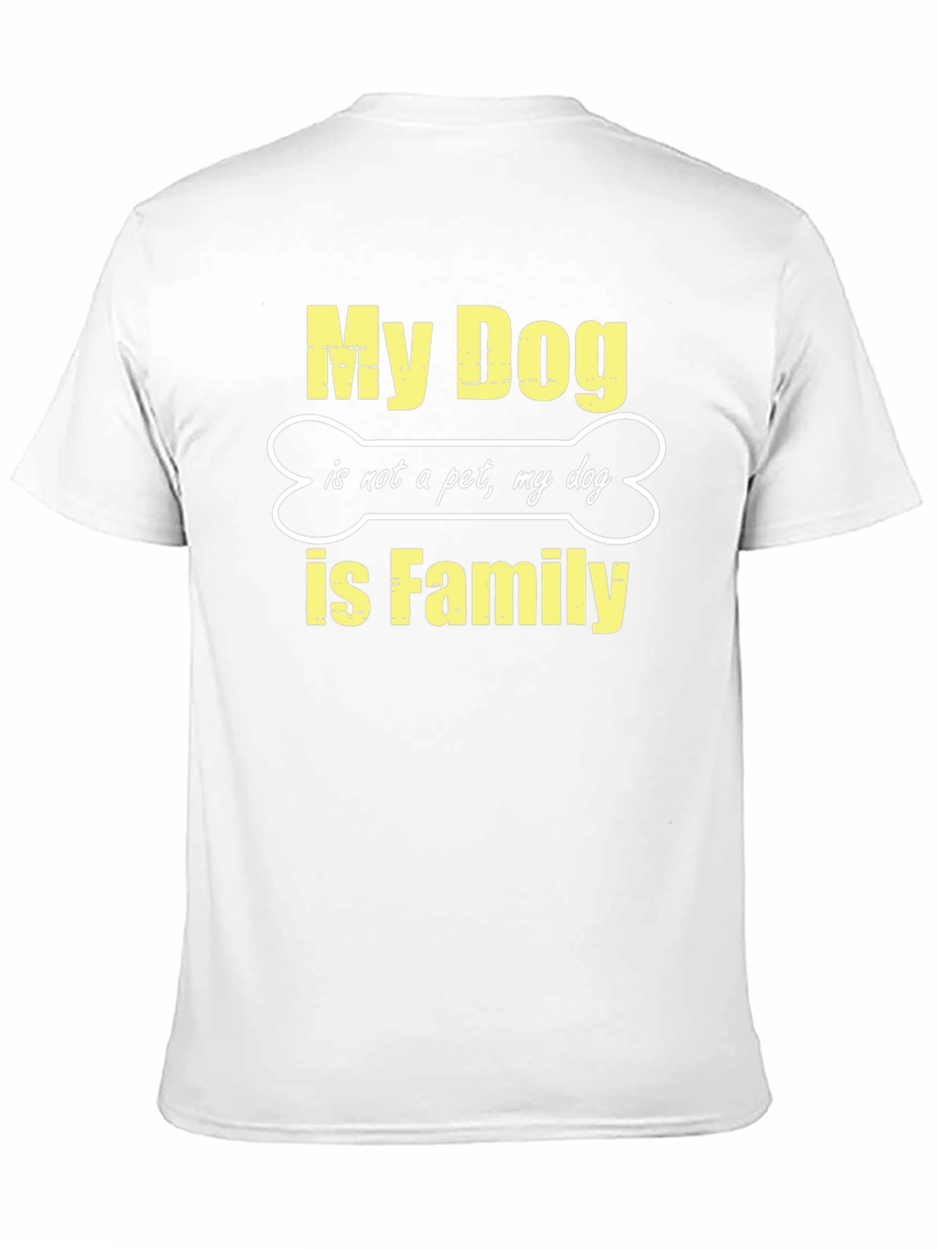 Black My Dog is Family Black T-Shirt view 11