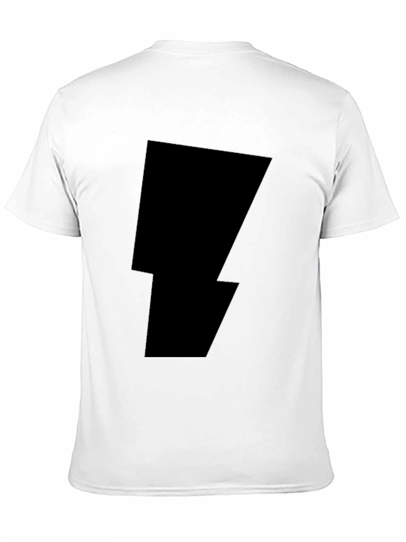 Black Black Lightning Bolt Graphic Tee view 11