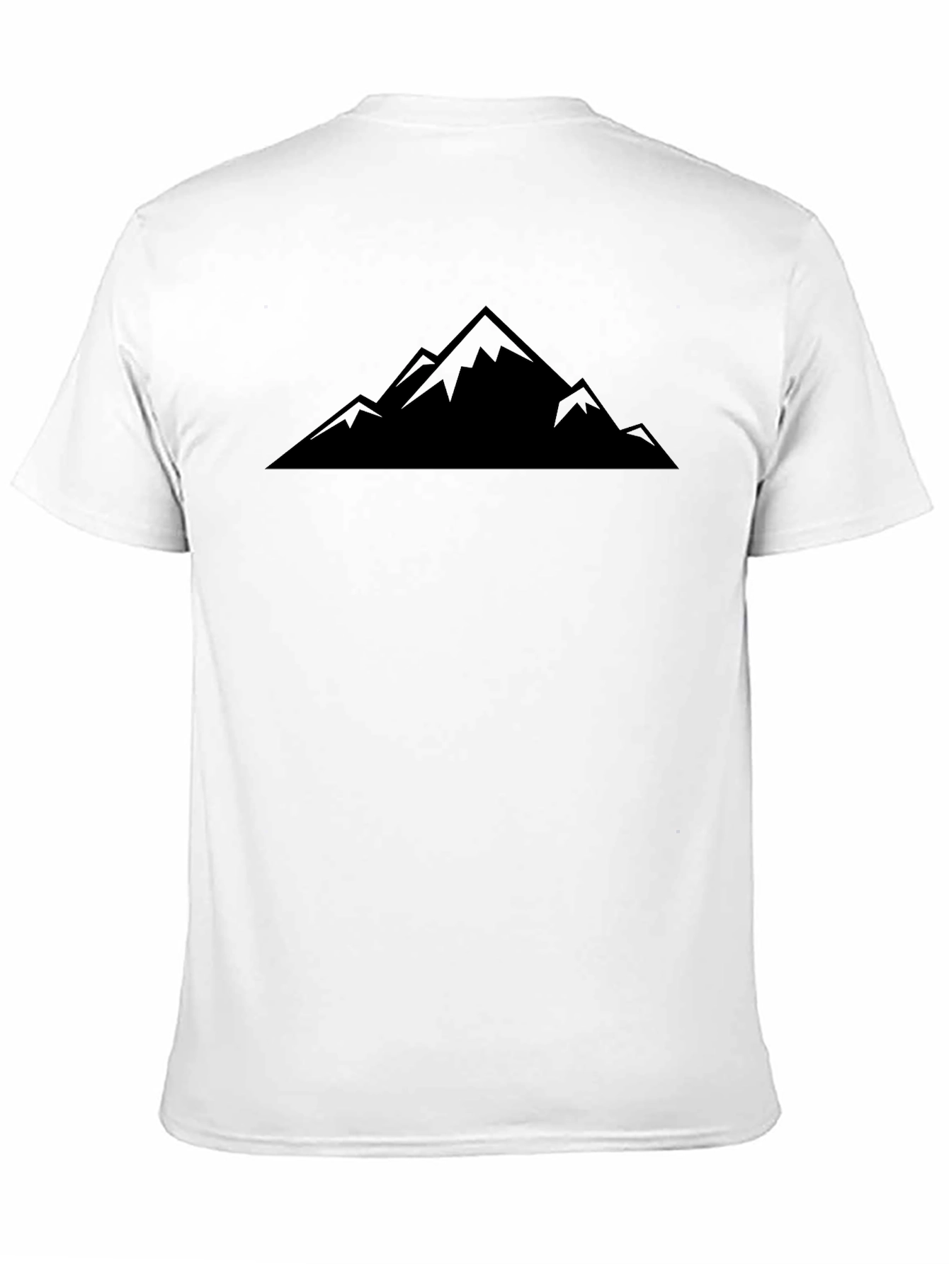 Black Black Mountain Silhouette Graphic Tee view 11
