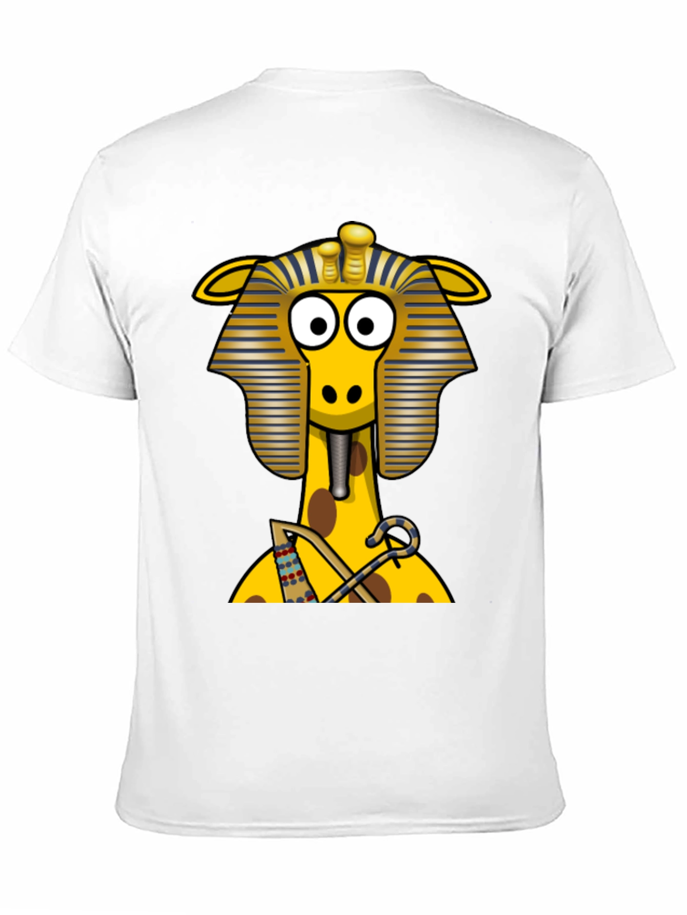 Black Egyptian Giraffe T-Shirt - Novelty Print view 11
