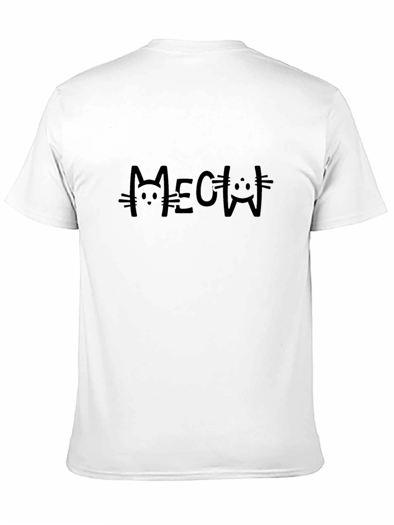 Meow Cat T-Shirt - Cool Graphic Tee - 11