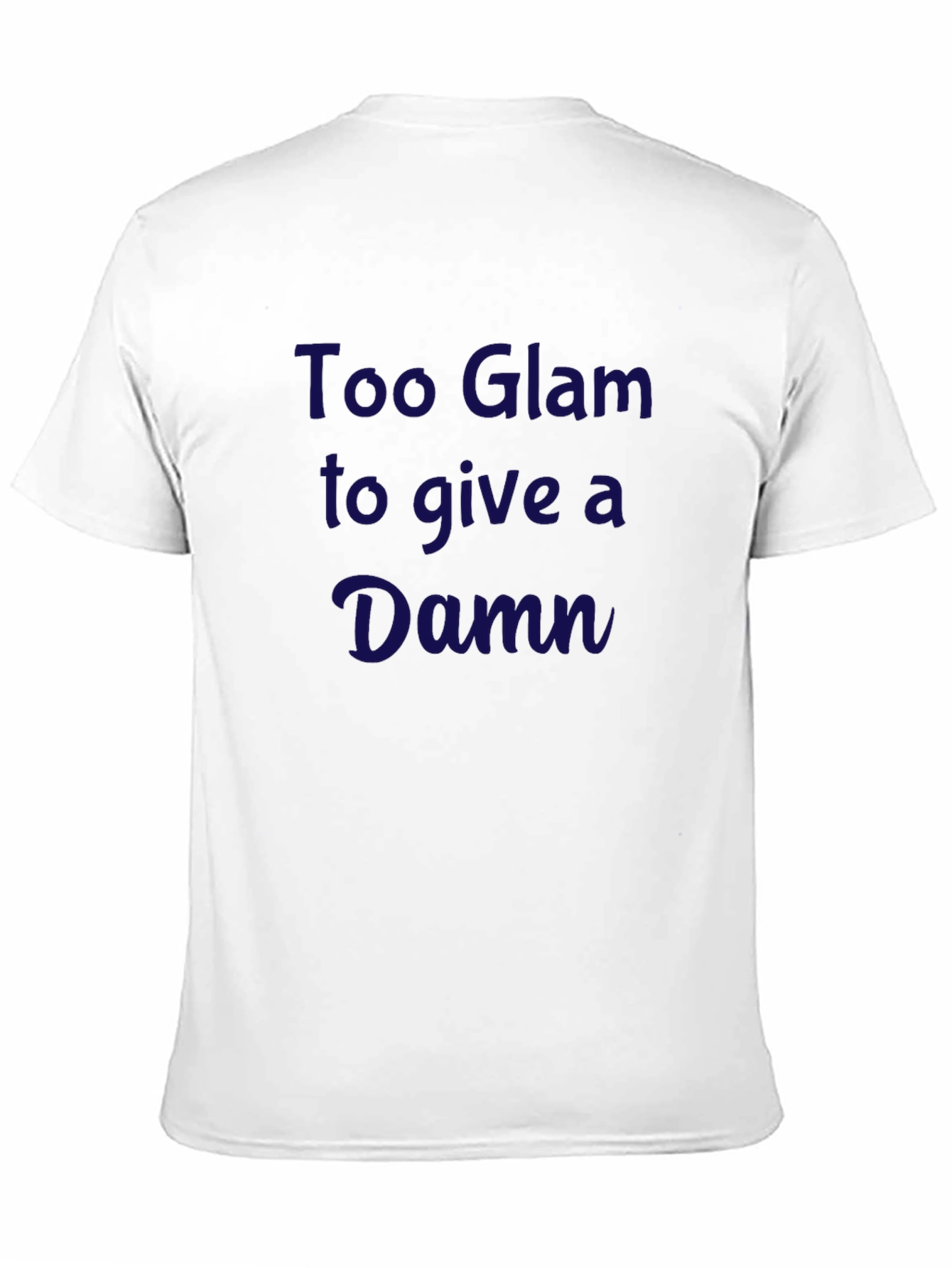 Black Too Glam Graphic Tee - Black Unisex T-Shirt view 11
