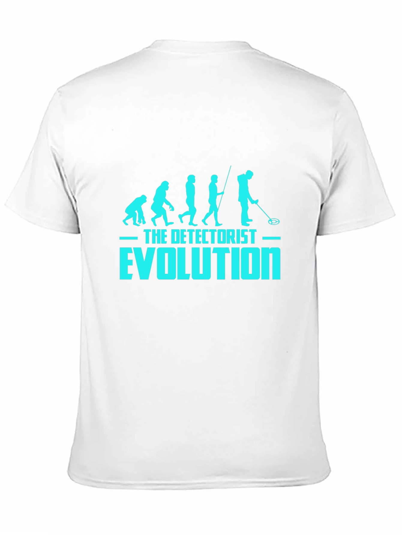 Black Detectorist Evolution Black T-Shirt - Metal Detecting Tee view 11