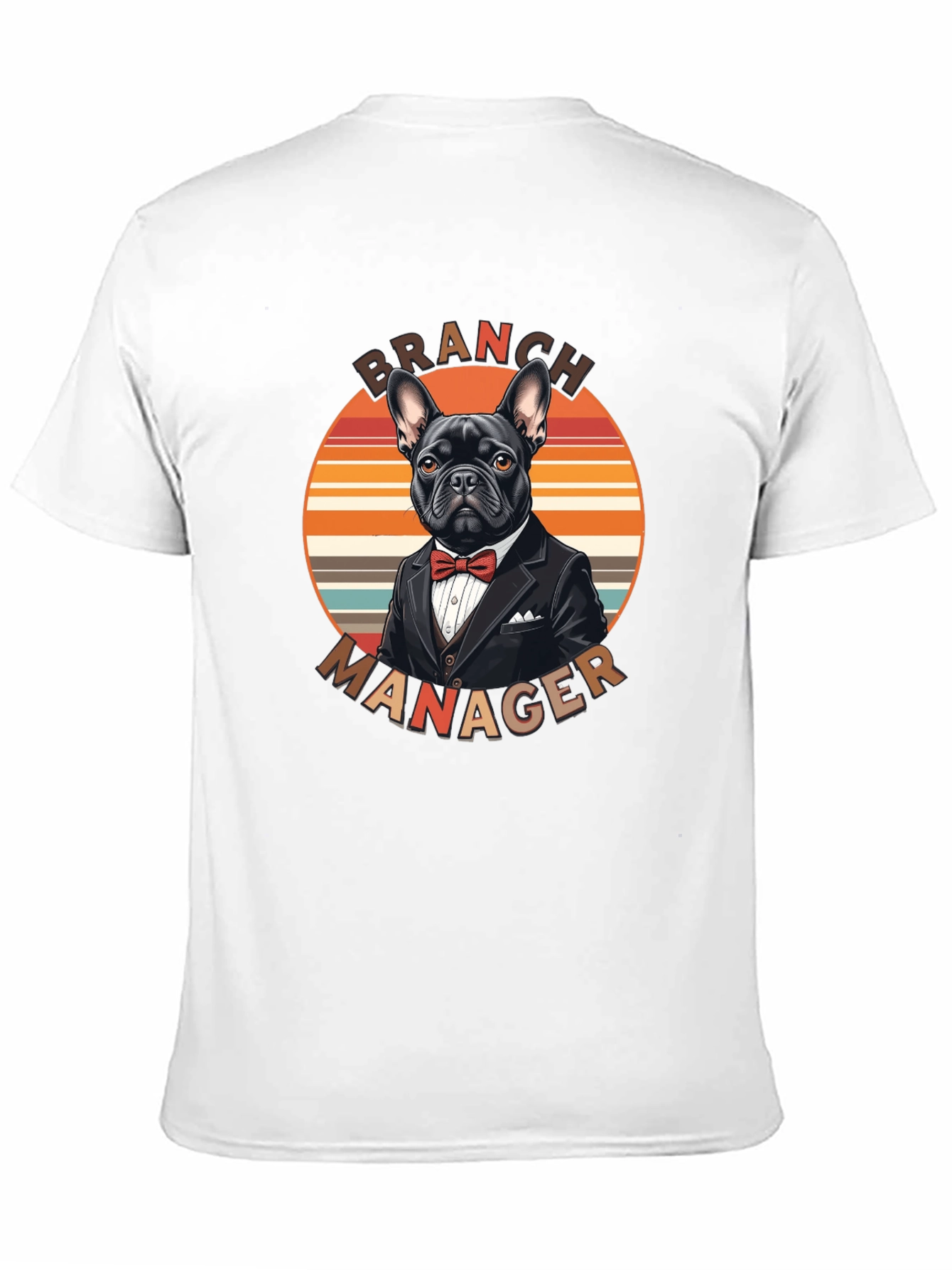Black Branch Manager Dog T-Shirt, Funny Canine Apparel view 11