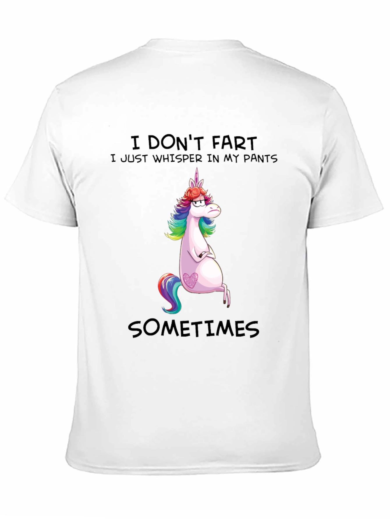 Black Unicorn Whisperer T-Shirt - I Don't Fart Funny Tee view 11