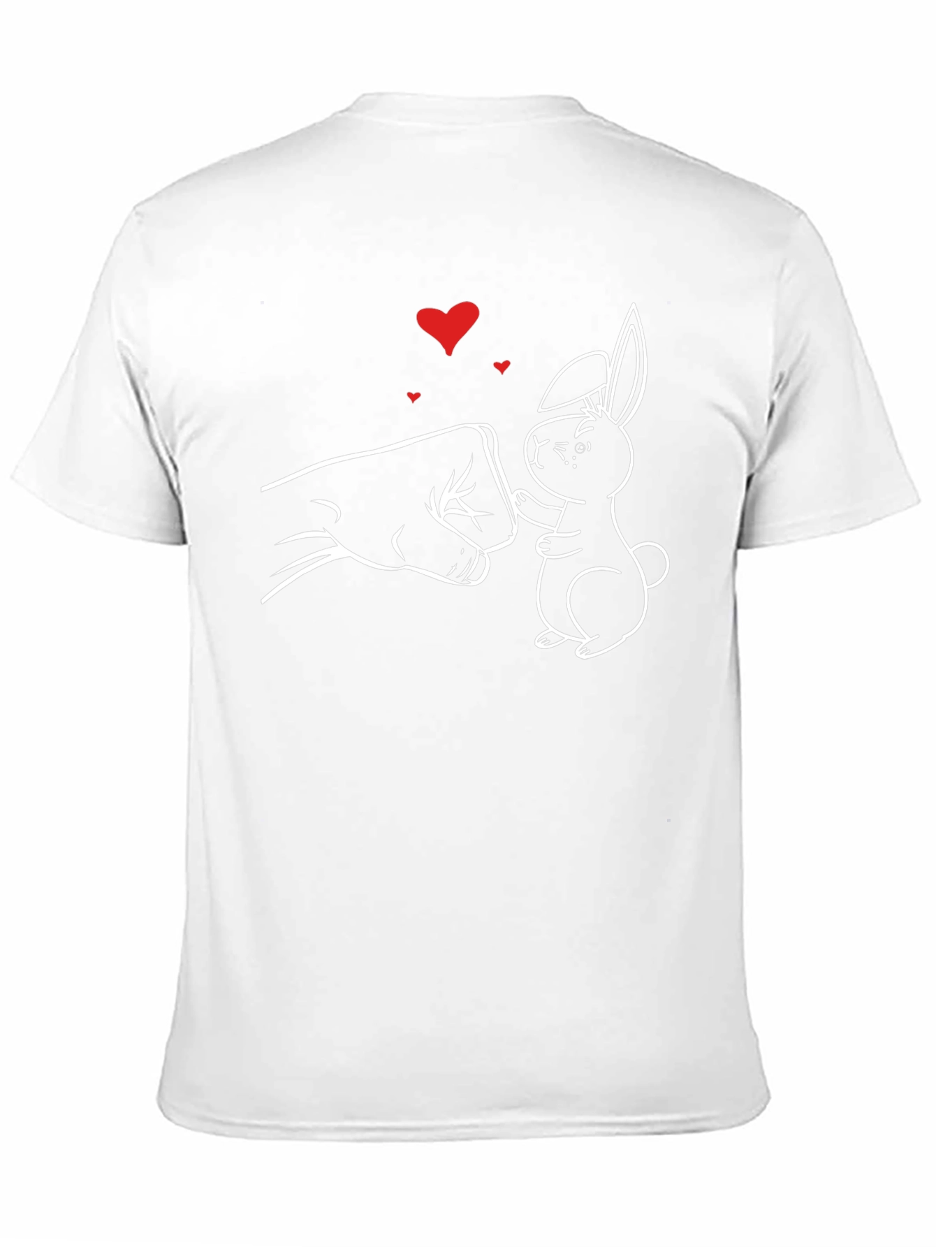 Black Bunny Fist Bump Graphic Tee - Black view 11