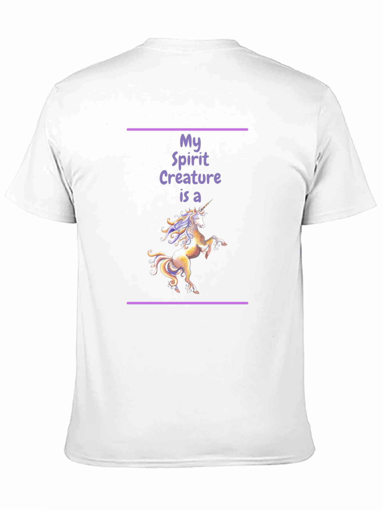 Black Unicorn Spirit T-Shirt view 11