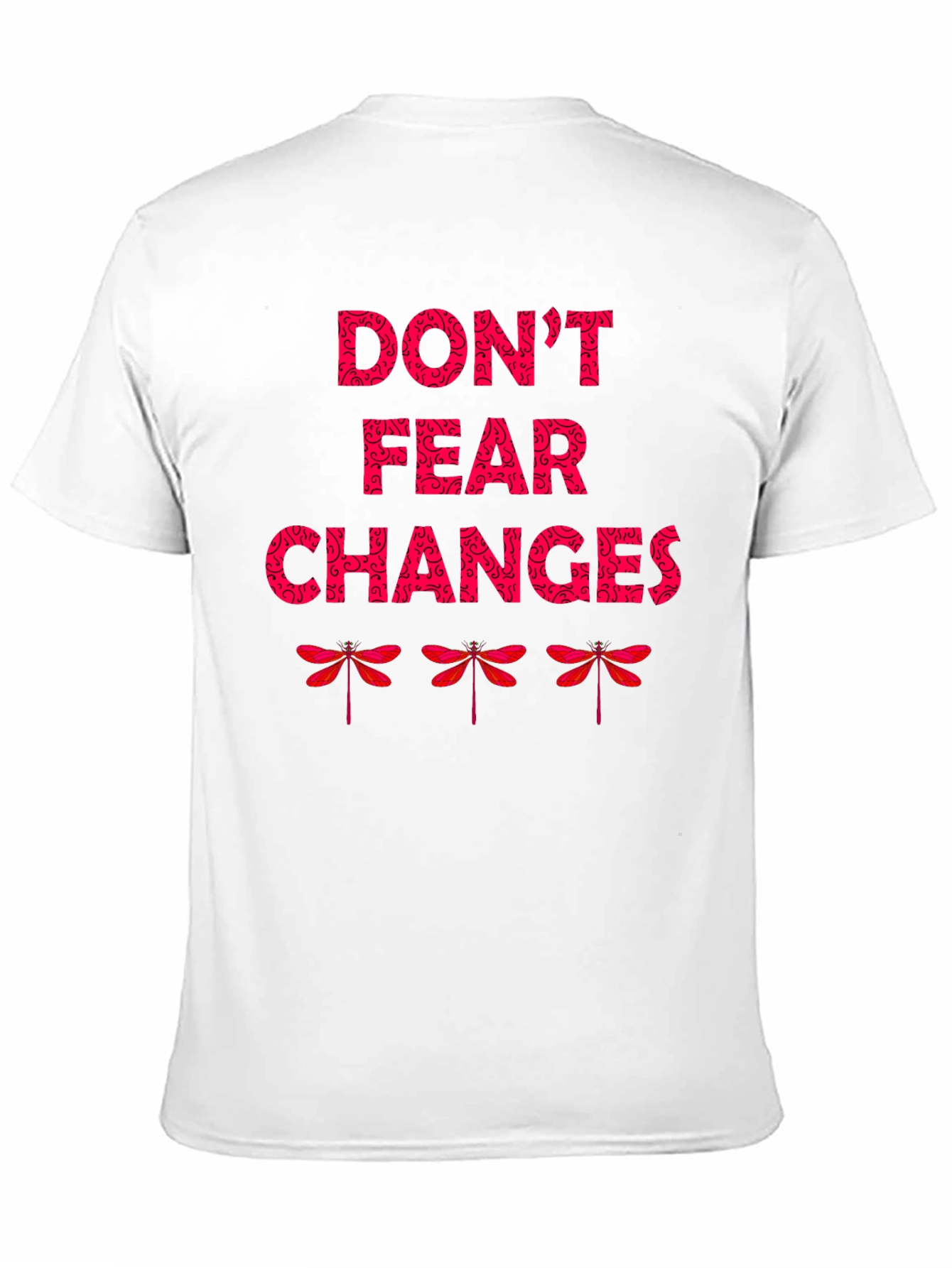 Black Don't Fear Changes Graphic T-Shirt view 11