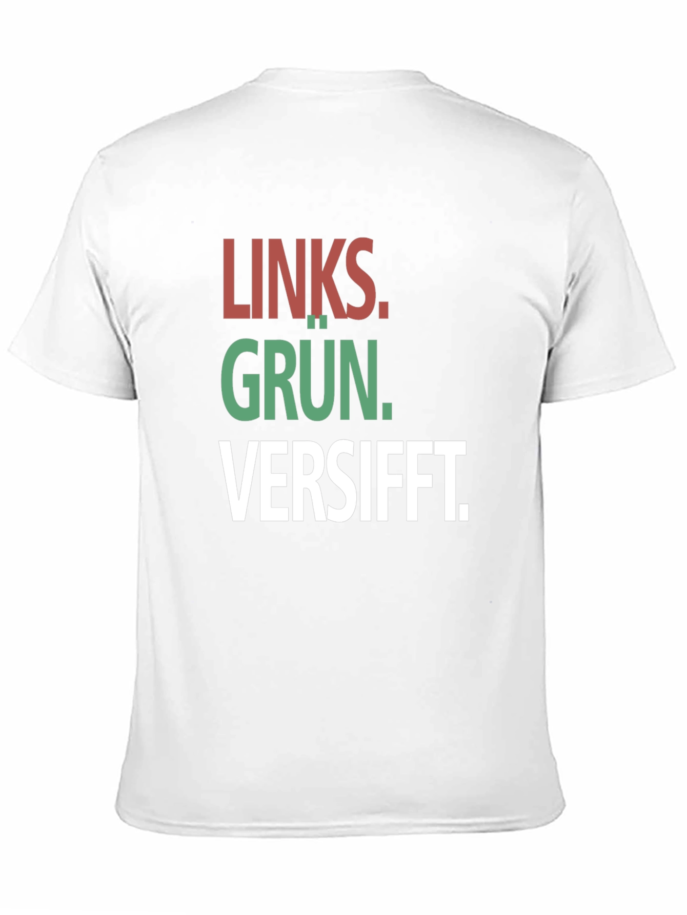 Black Links. Grün. Versifft. T-Shirt view 11