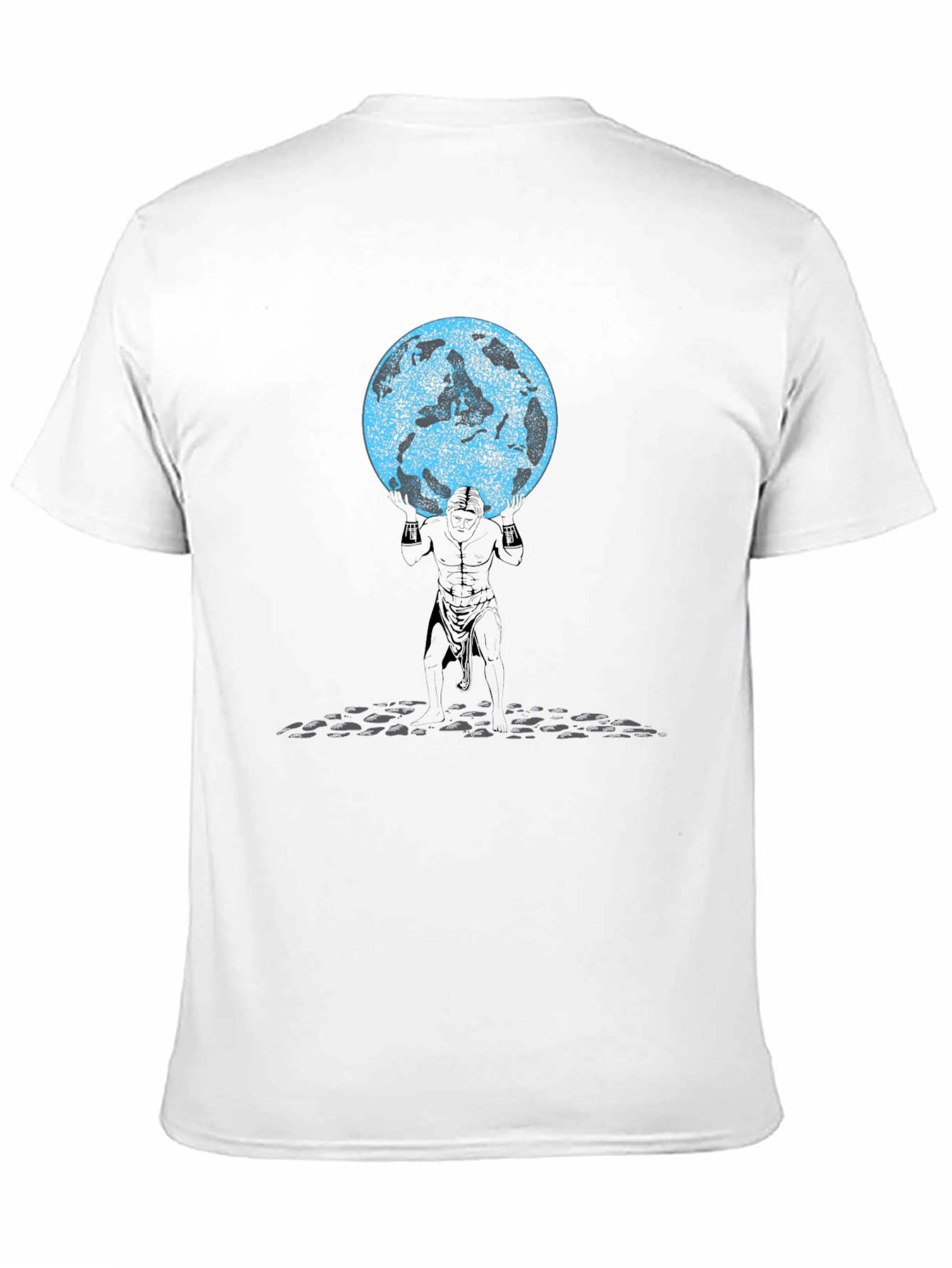 Black Atlas Holding the World Men's Graphic Tee view 11