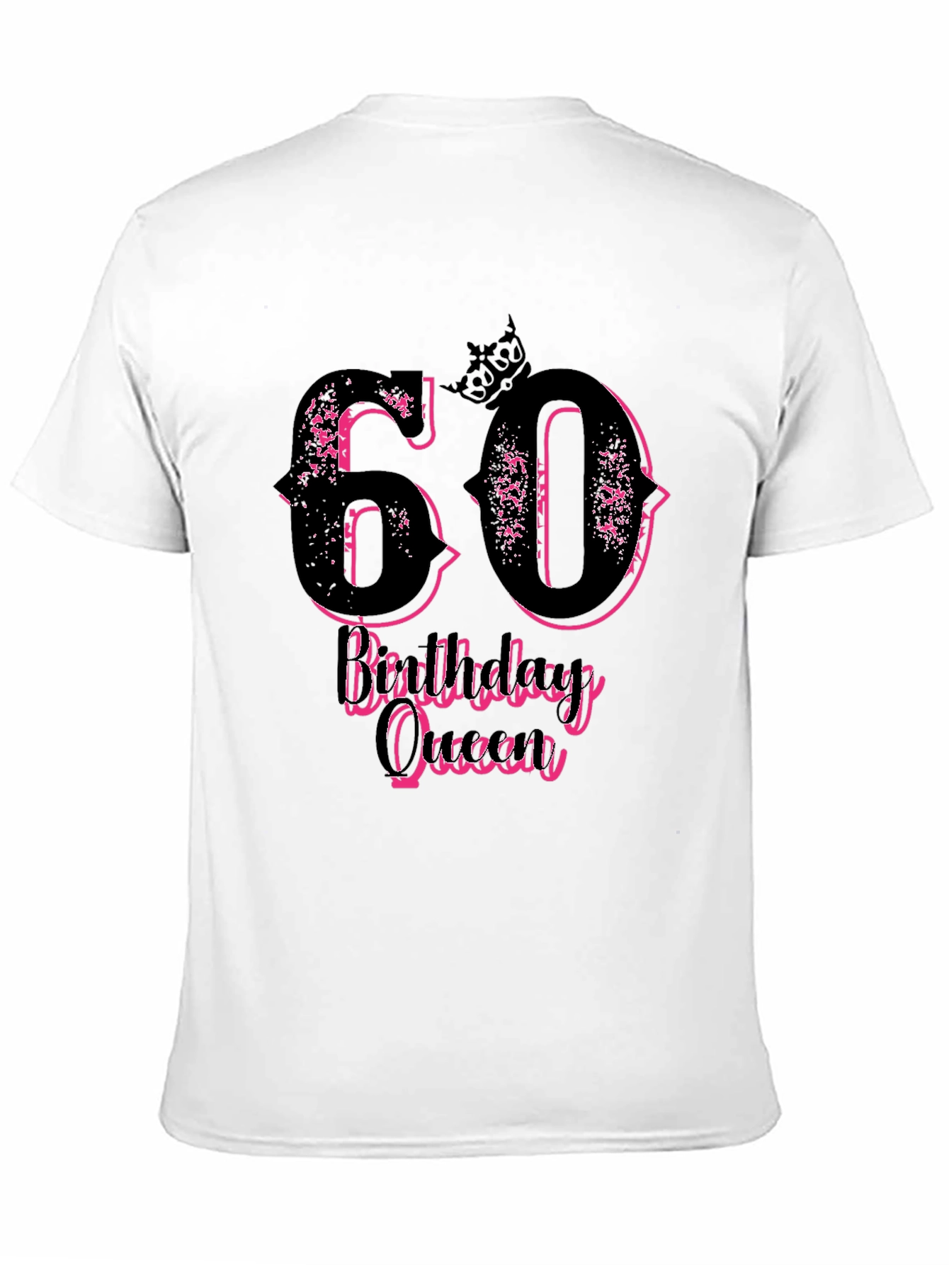 Black 60th Birthday Queen T-Shirt - Stylish & Fun! view 11
