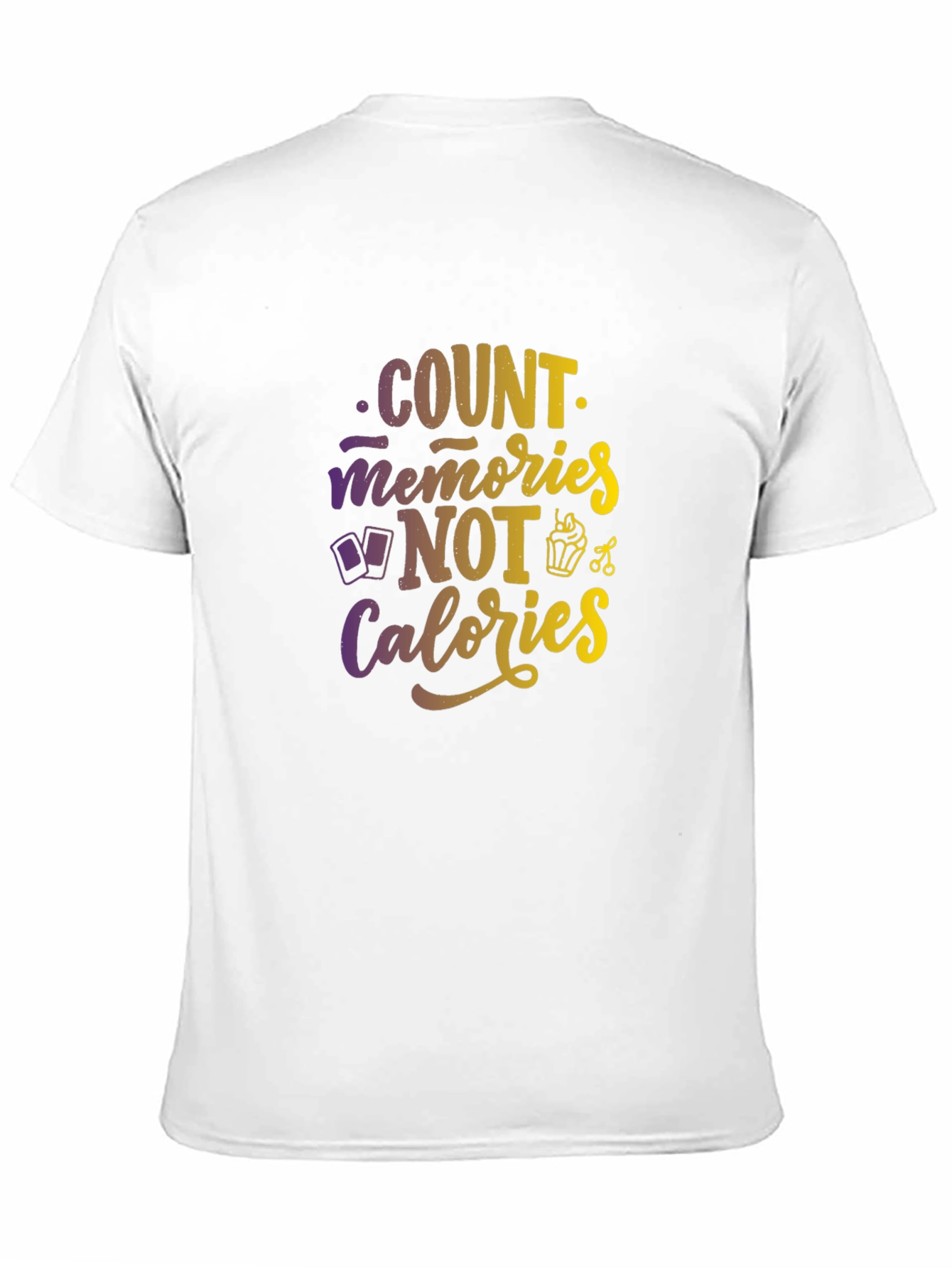 Black Count Memories Not Calories Graphic Tee view 11