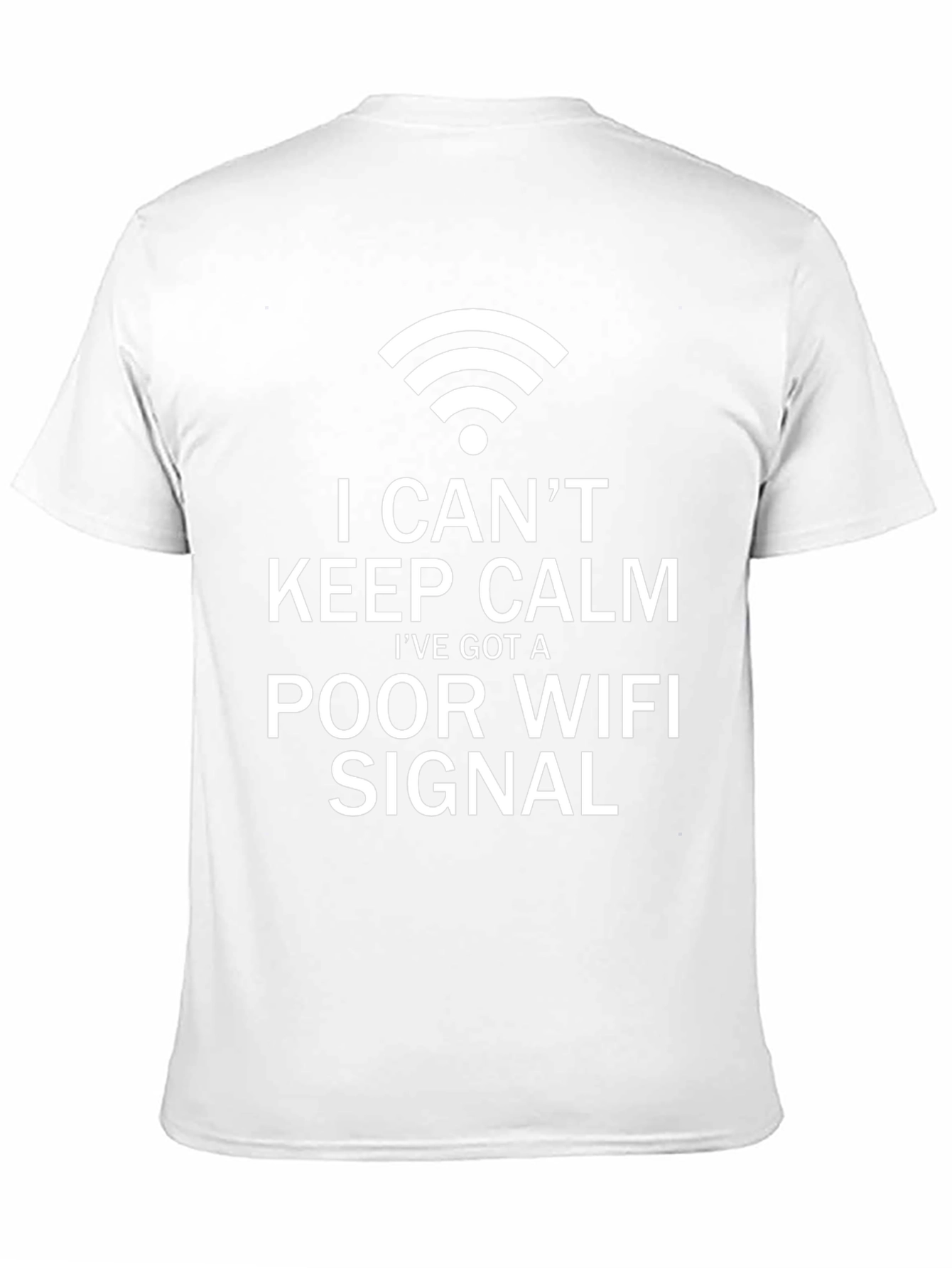 Black Funny Poor Wifi Signal T-Shirt view 11