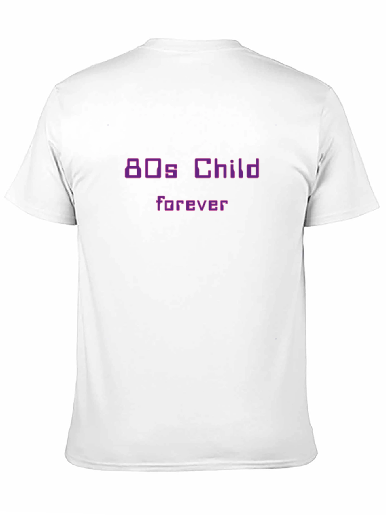 Black Retro 80s Child Forever Graphic Tee view 11