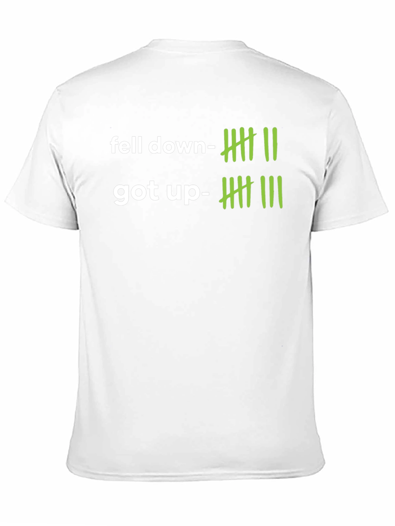 Black Fell Down Got Up T-Shirt view 11